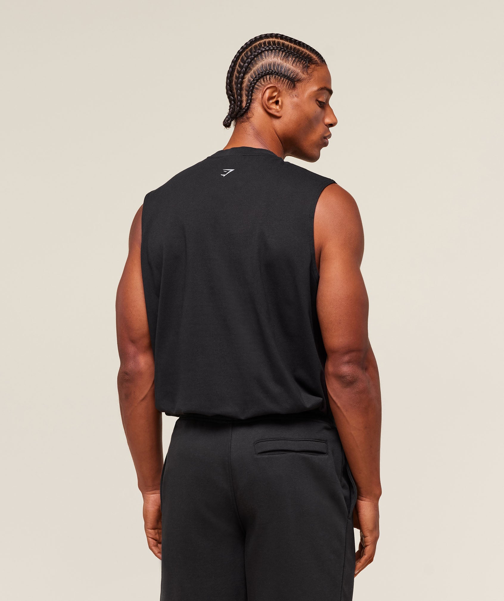Gymshark Lifting Club Flex Tank Oversized Fit Black