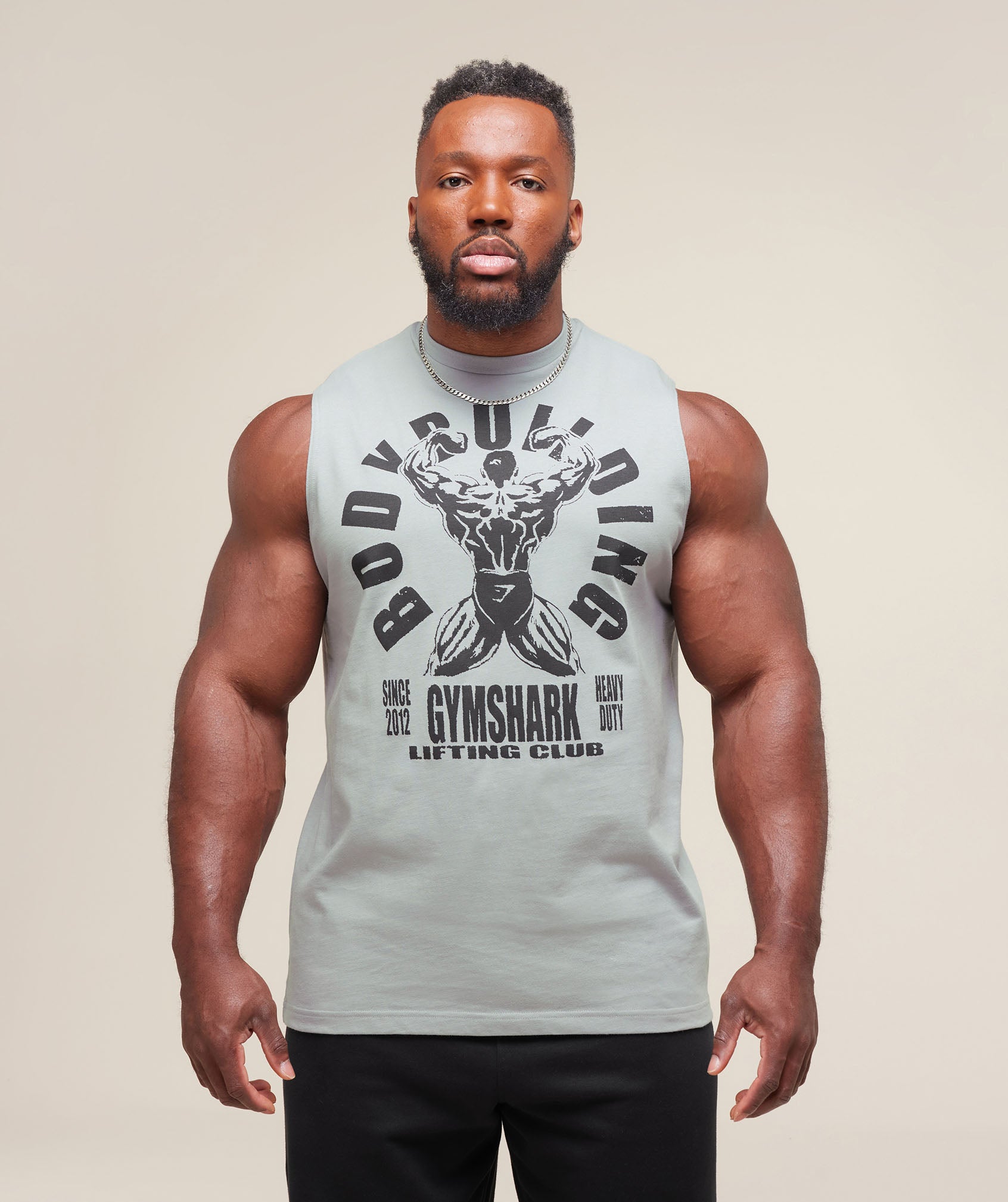 Gymshark Lifting Club Flex Tank Oversized Fit Black