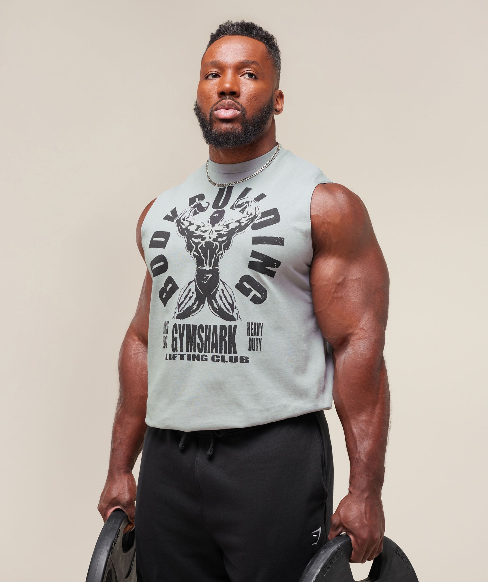 Gymshark Lifting Club Flex Tank Oversized Fit Black