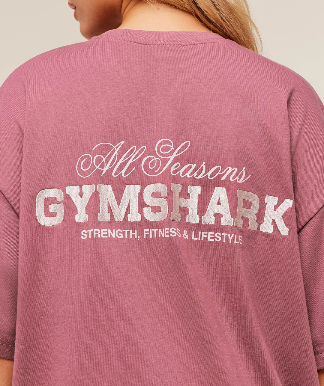 Gymshark All Seasons Graphic Short Sleeve T-Shirt - Reset Pink