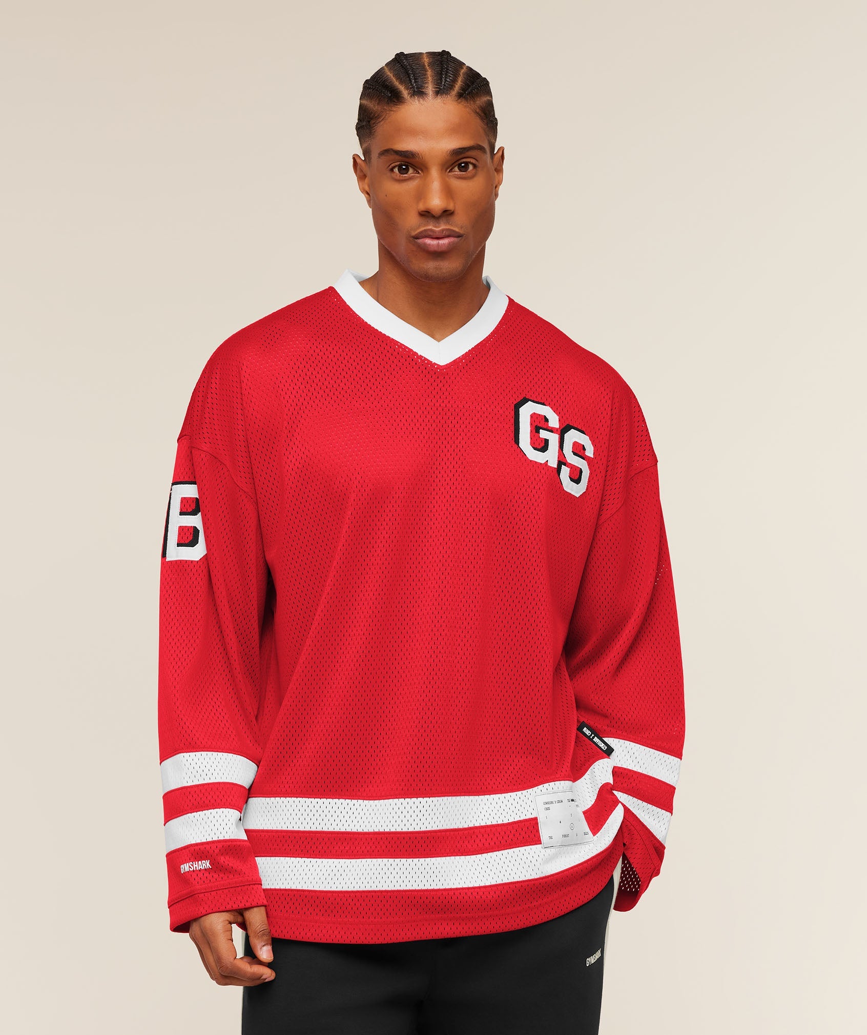 Gymshark x CBUM Hockey Jersey 'Crimson Red'