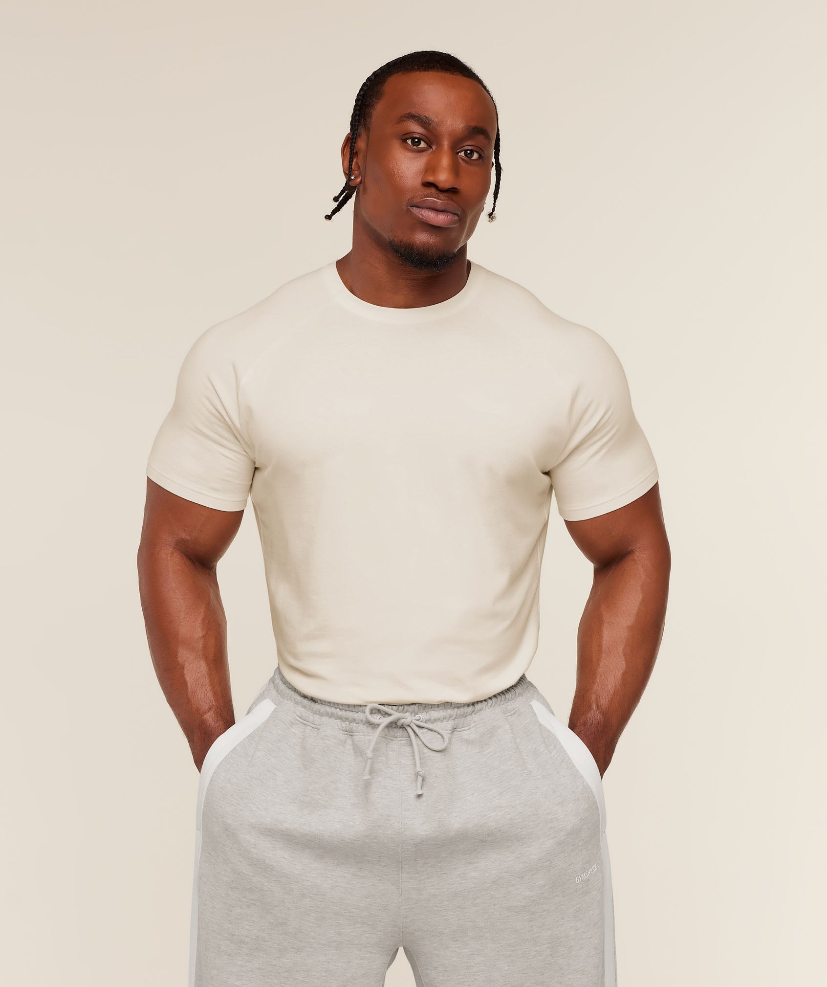 Gymshark x CBUM Essential T-Shirt 'Soft White'