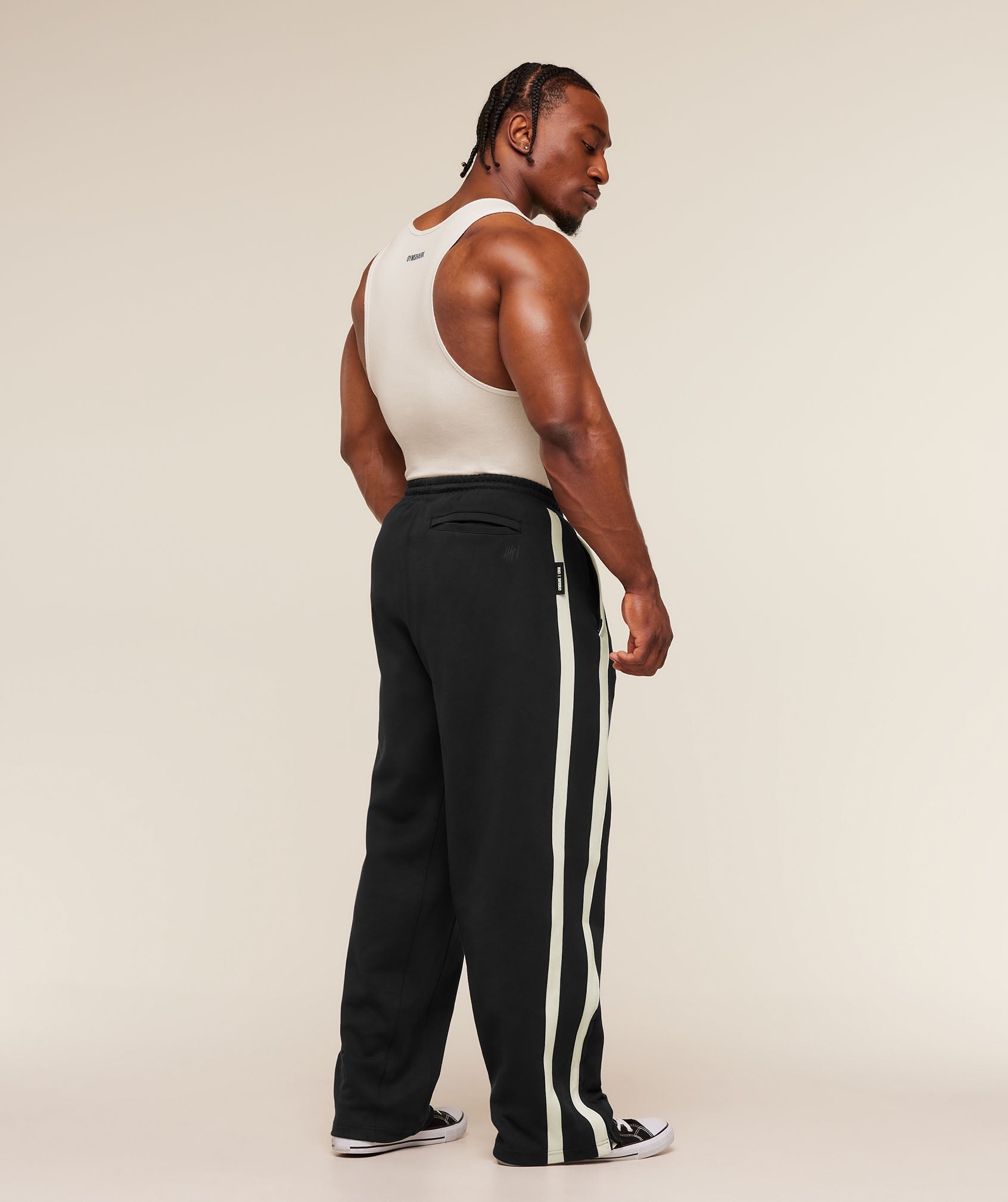 Gymshark x CBUM Ribbed Tank 'Soft White'