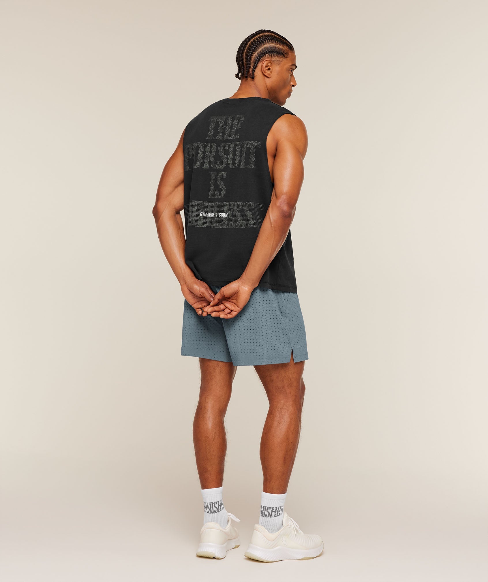 Gymshark x CBUM Short 'Concrete Blue'