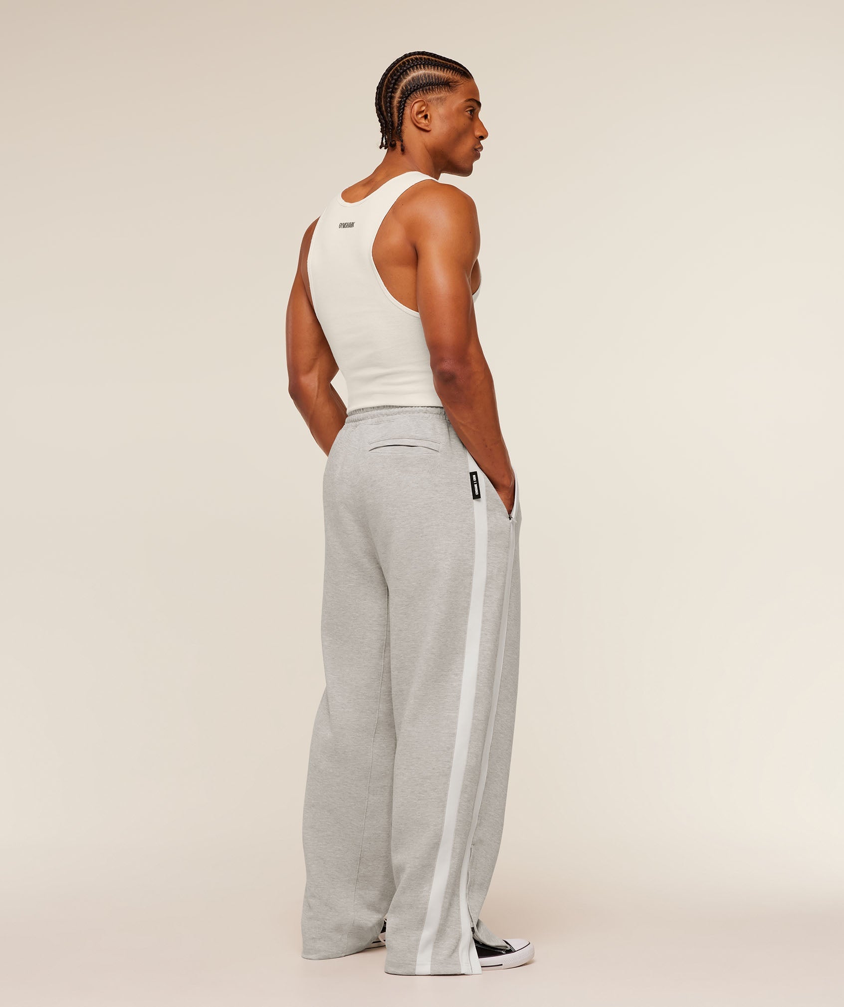 Gymshark x CBUM Straight Leg Jogger 'Bros Stone Grey Marl'