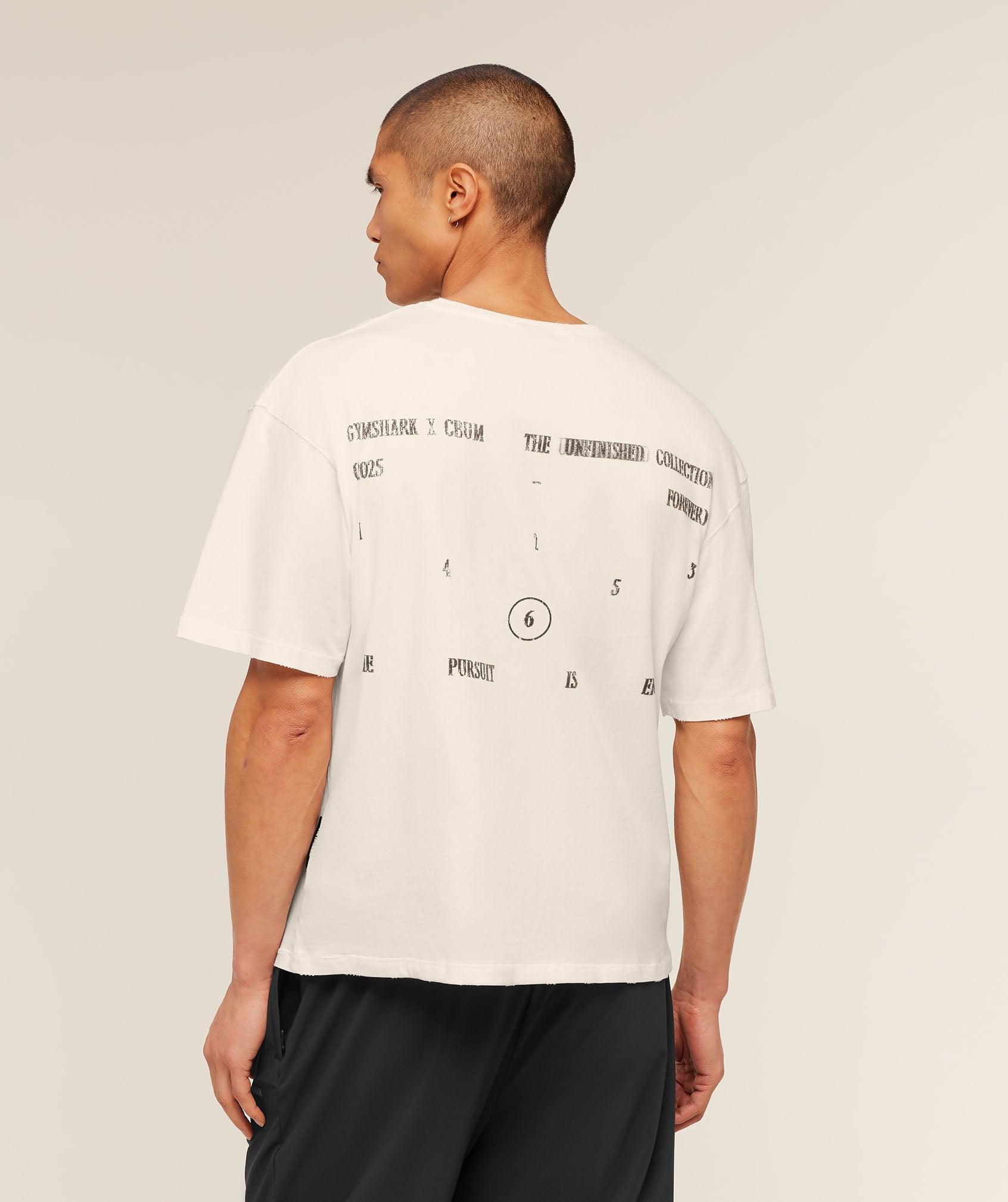 Gymshark x CBUM T-Shirt 'Soft White'