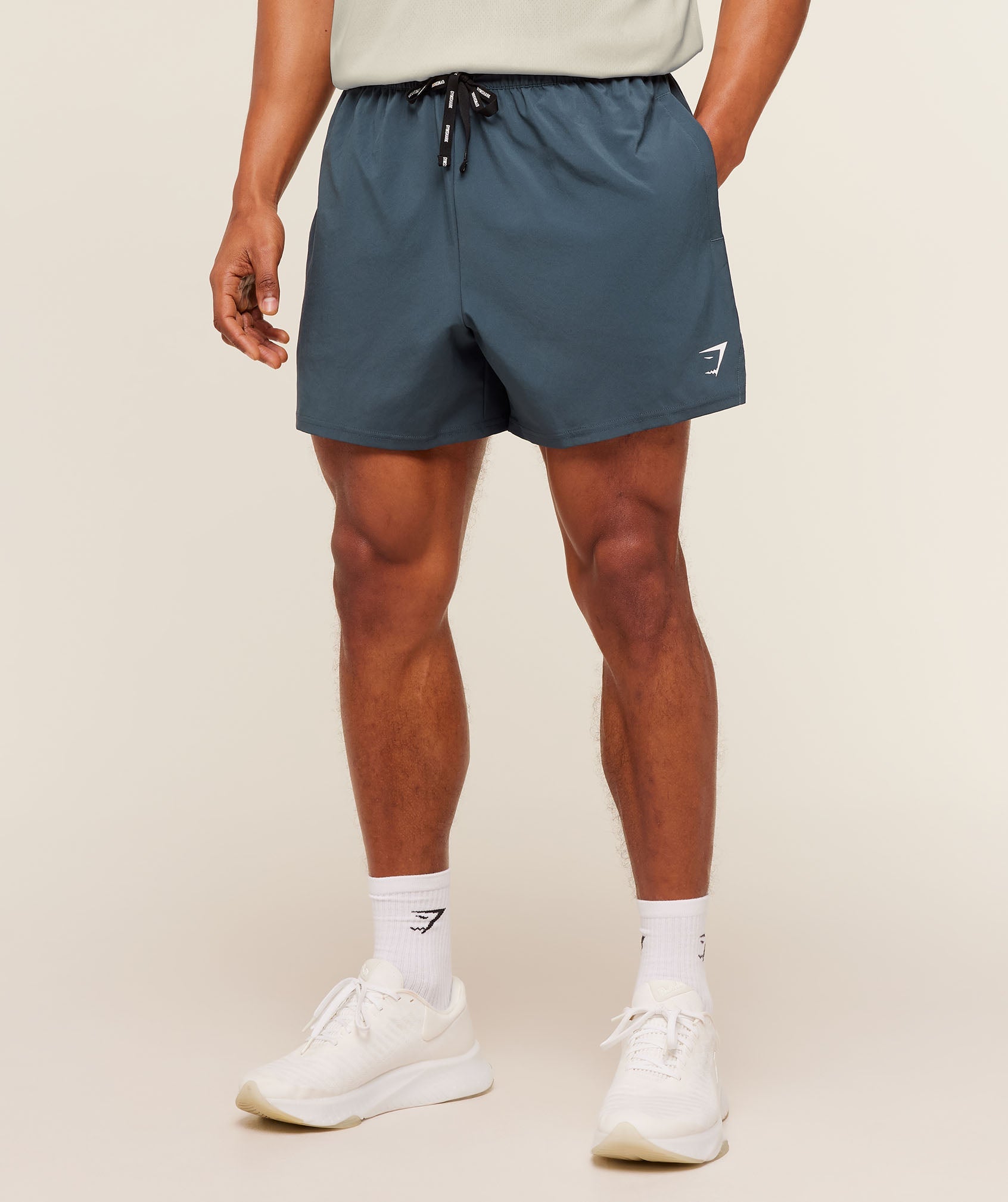 Gymshark Train 5" Shorts 'Stealth Blue'
