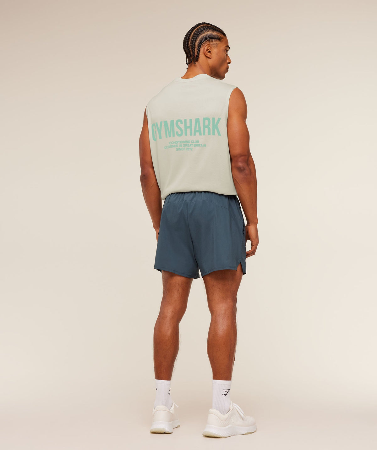 Gymshark Train 5" Shorts 'Stealth Blue'