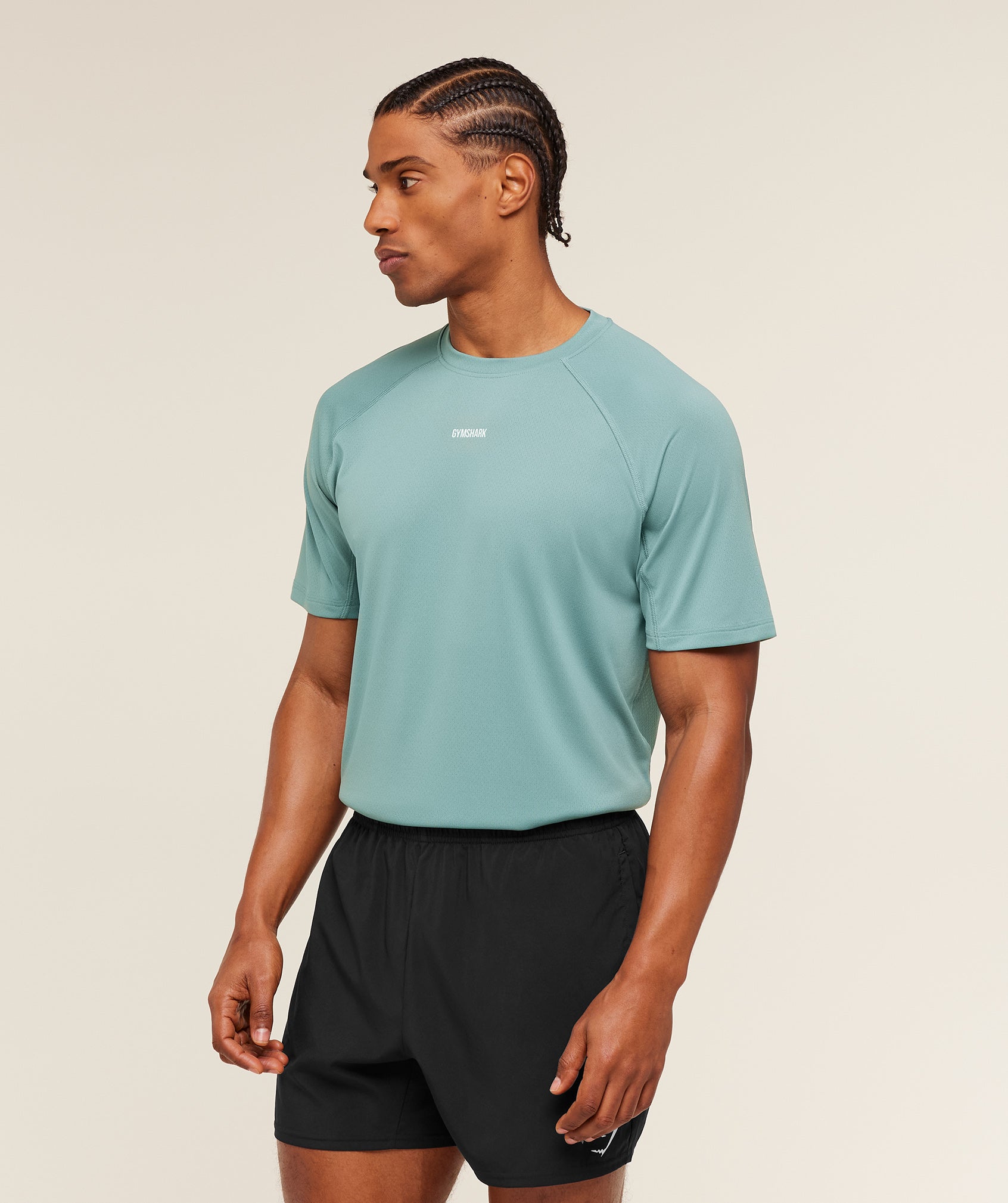 Gymshark Train T-Shirt 'Storm Blue'
