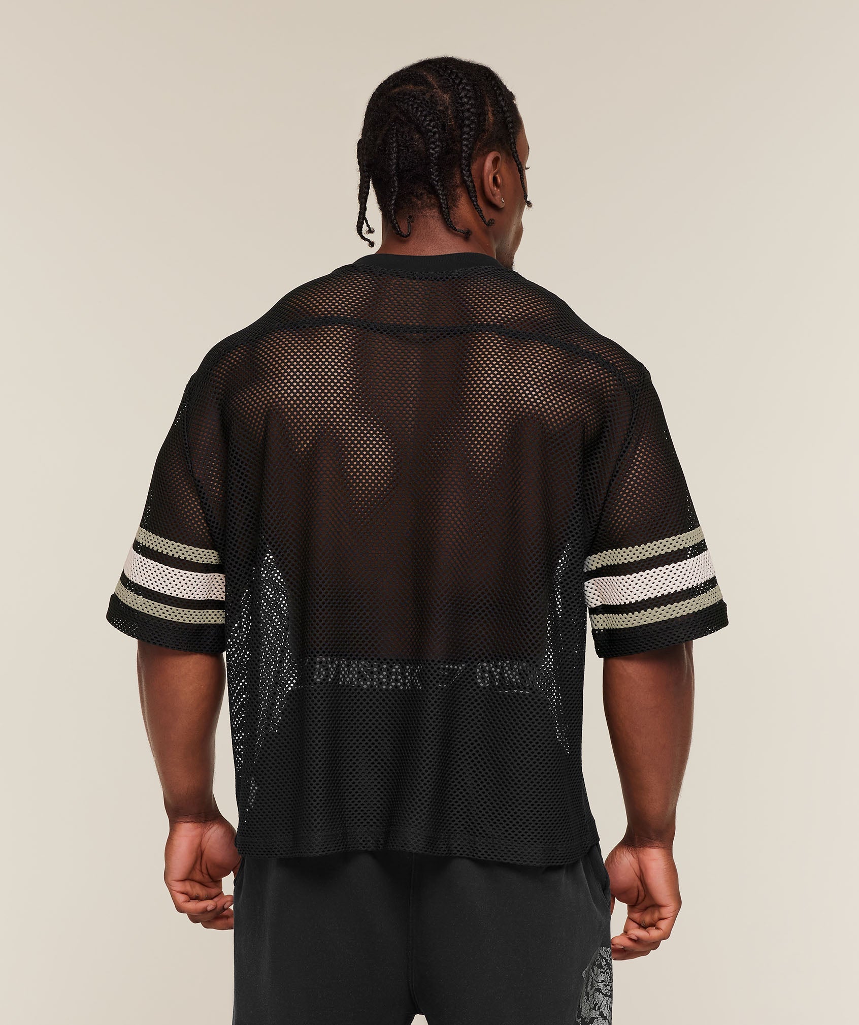 Gymshark Collective Mesh Contrast Jersey 'Black'