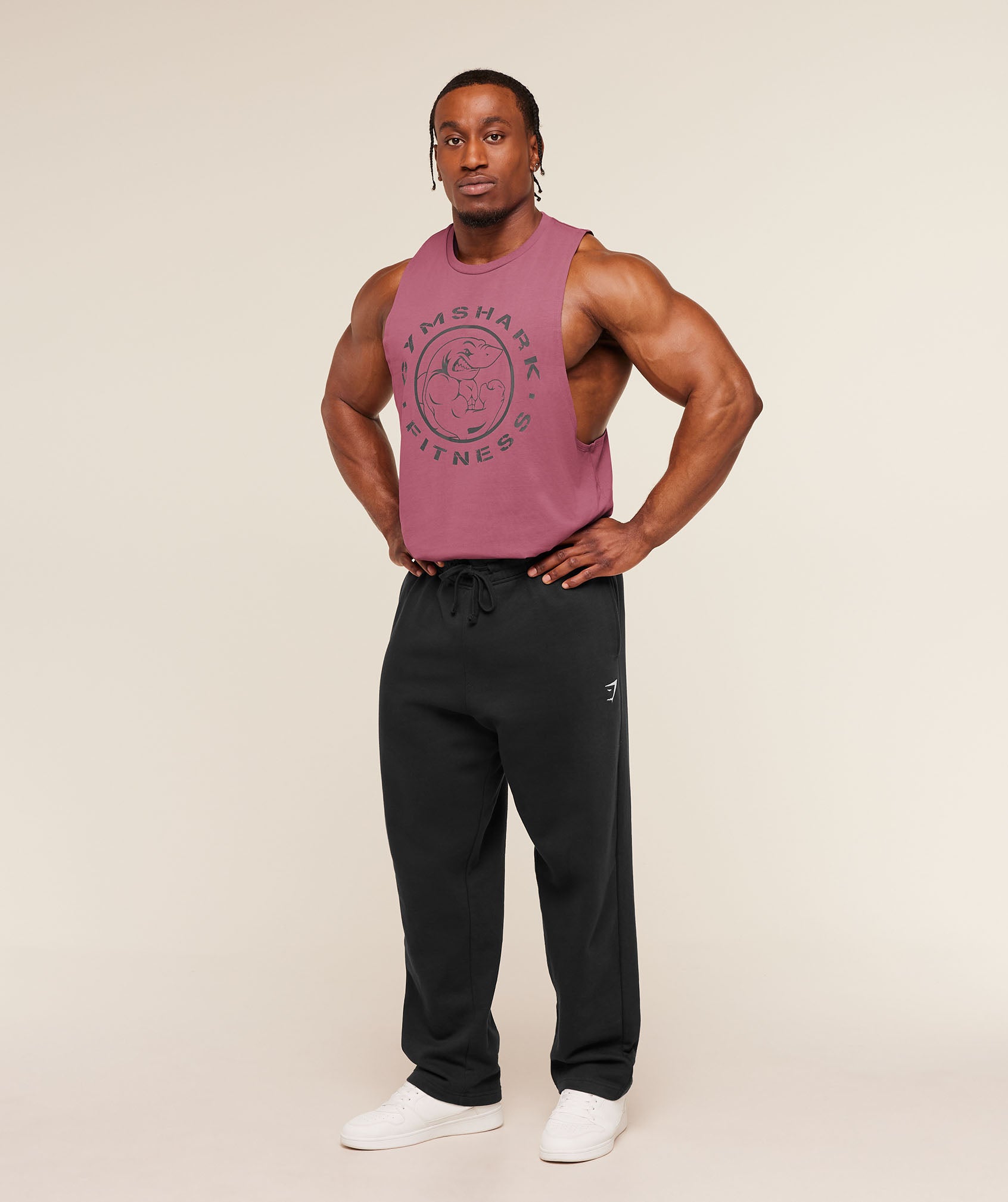 Gymshark Legacy Drop Arm Tank 'Reset Pink'