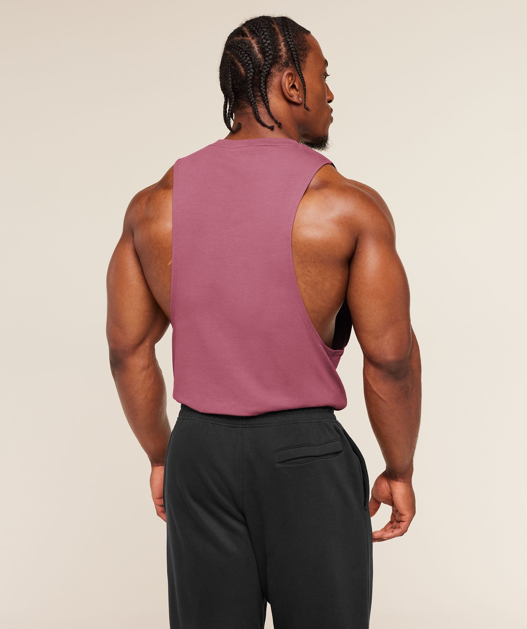 Gymshark Legacy Drop Arm Tank 'Reset Pink'