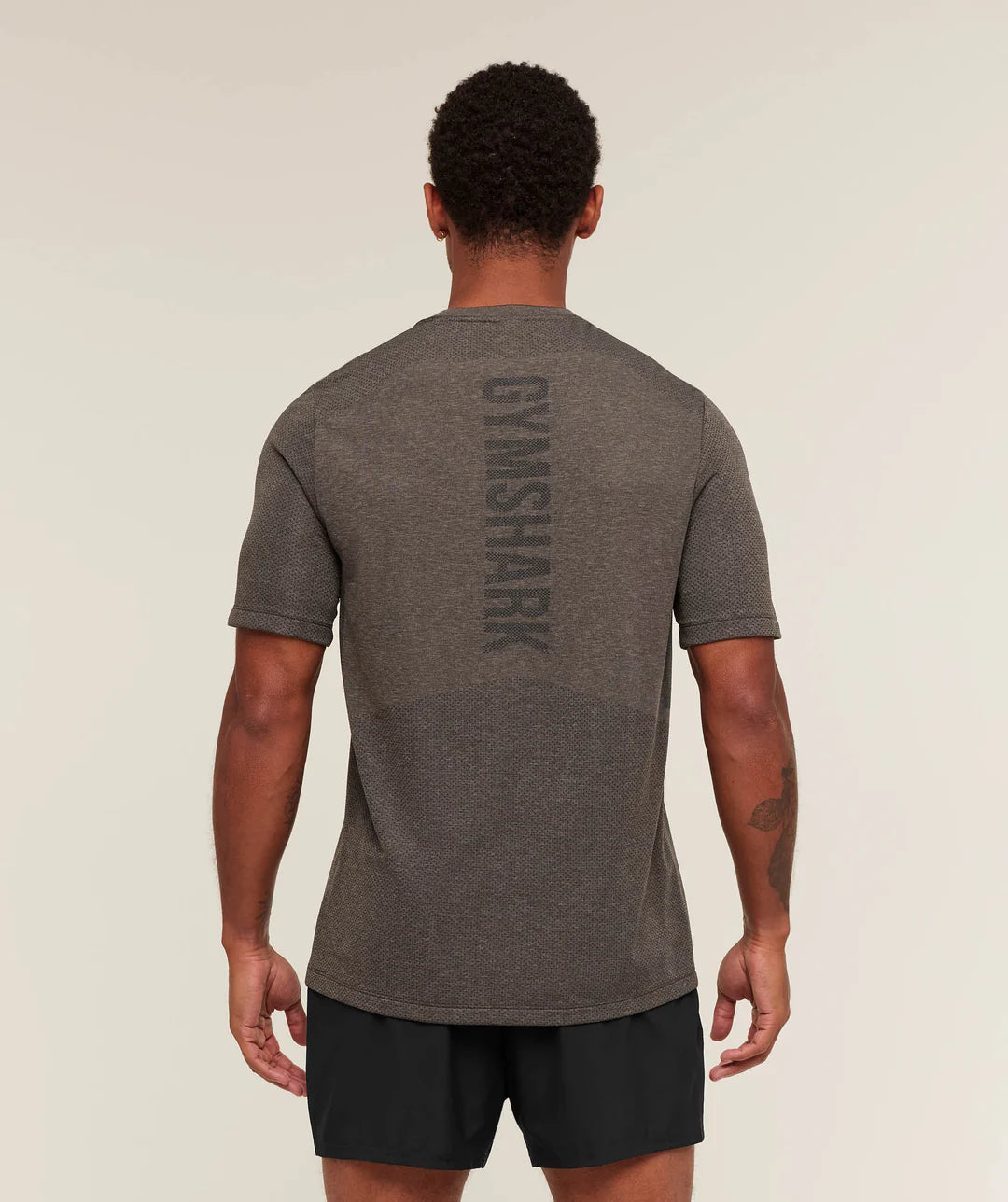 Gymshark Lightweight Seamless T-Shirt 'Archive Brown/Cement Brown'