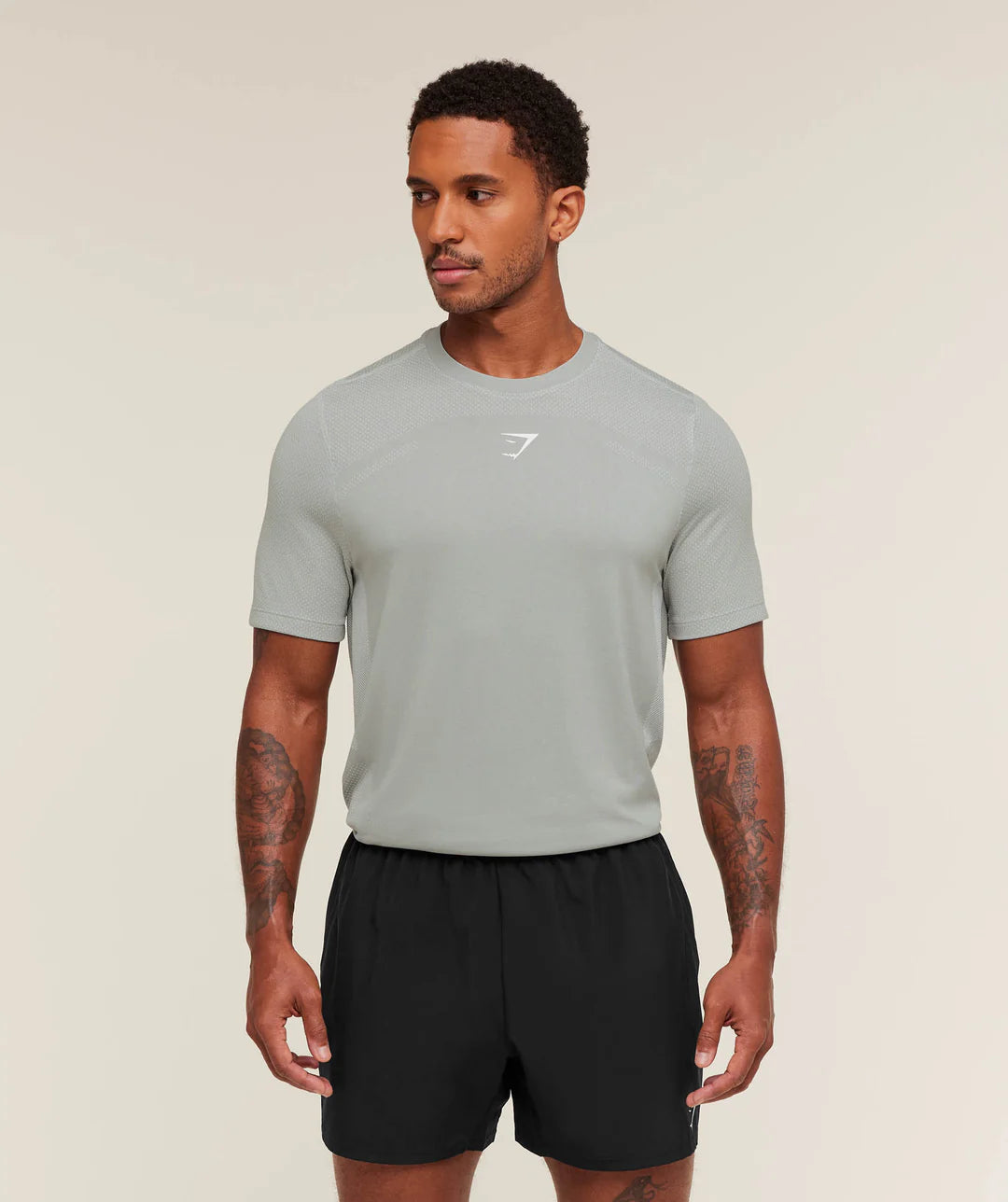 Gymshark Lightweight Seamless T-Shirt 'Denim Grey/Light Grey' (Copy)