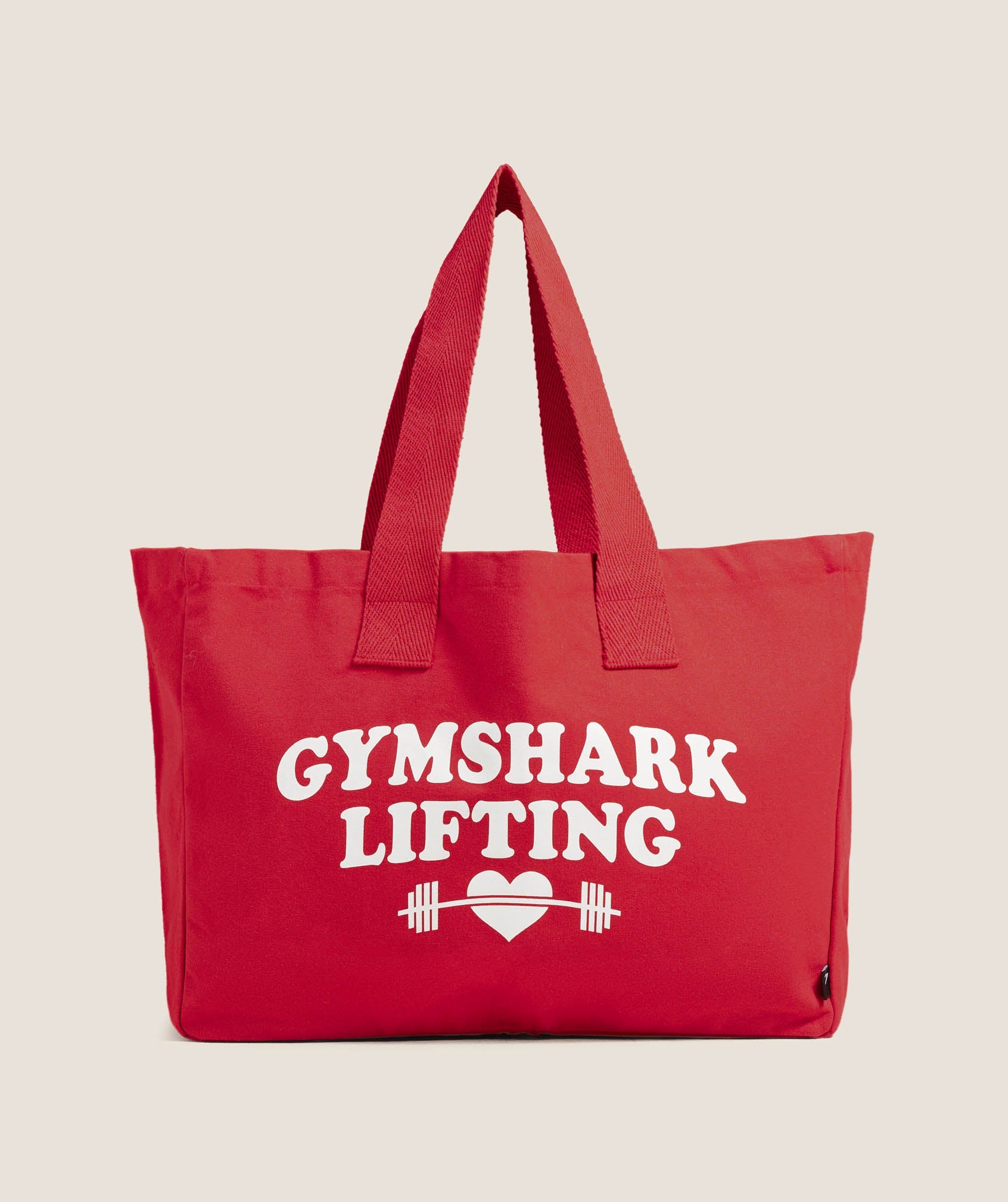 Gymshark Love Lifting Graphic Tote Bag 'Conditioning Red'