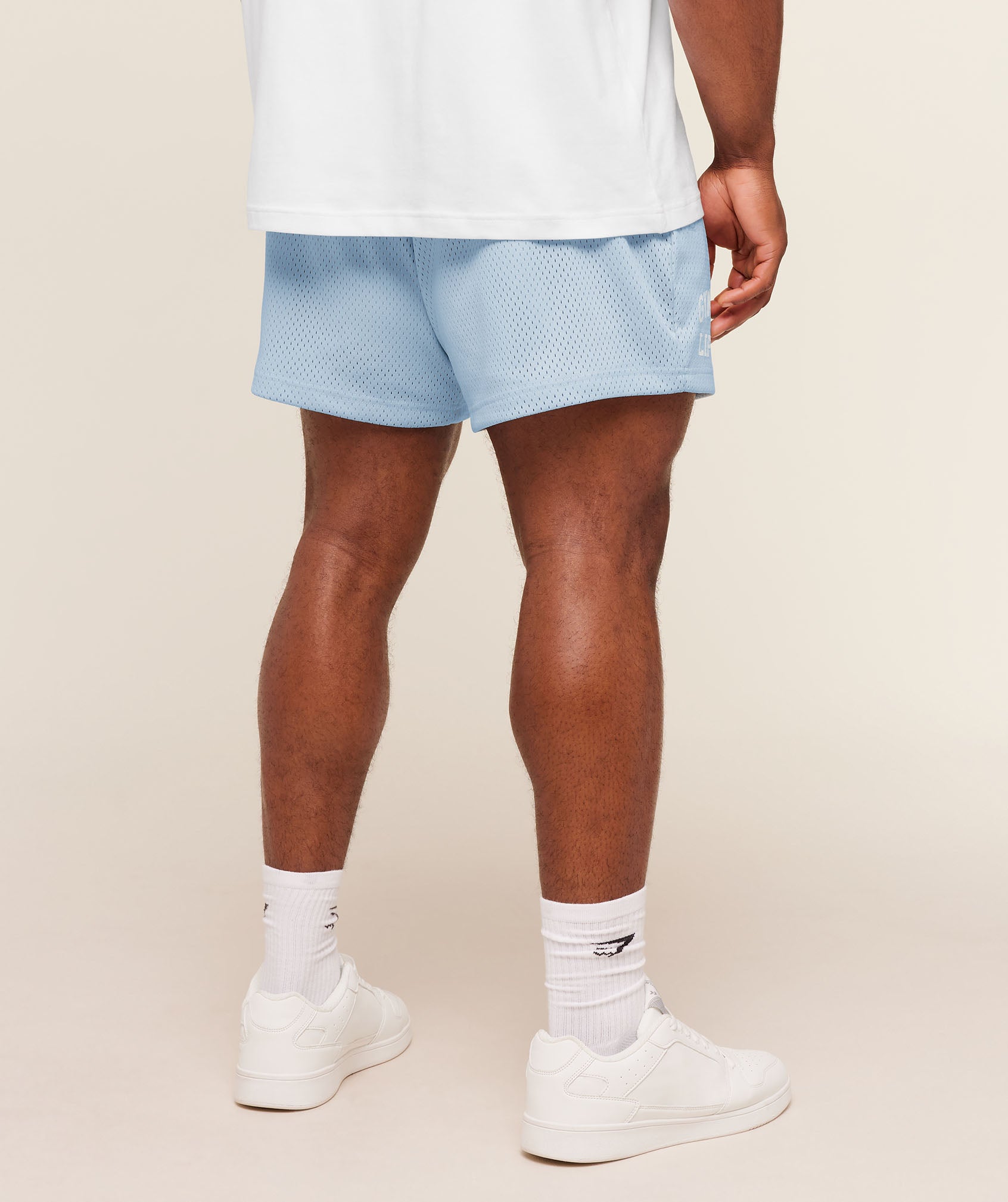 Gymshark Lifting Mesh 5" Shorts 'Chilled Blue'