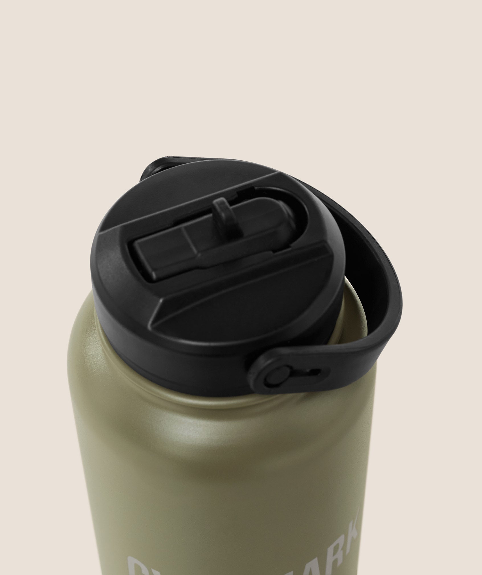 Gymshark Metal Insulated Straw Bottle 1L 'GS Grounded Green'