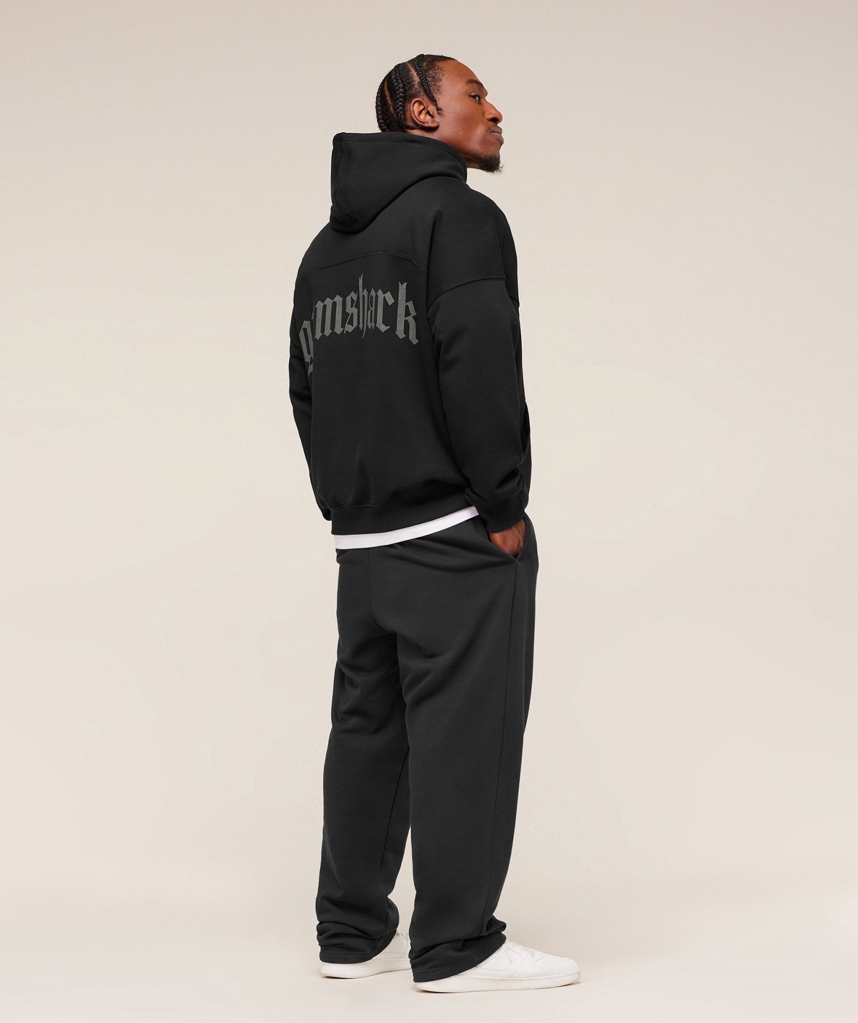 Gymshark Olde English Hoodie 'Black'