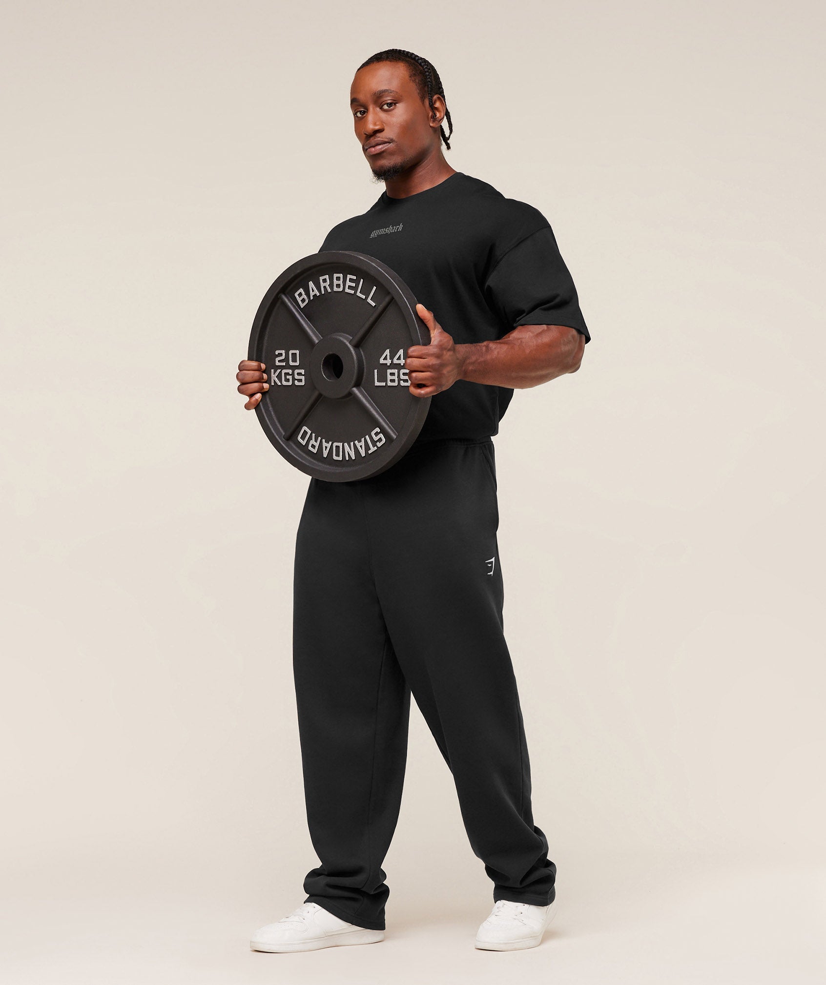 Gymshark Olde English T-Shirt 'Black'