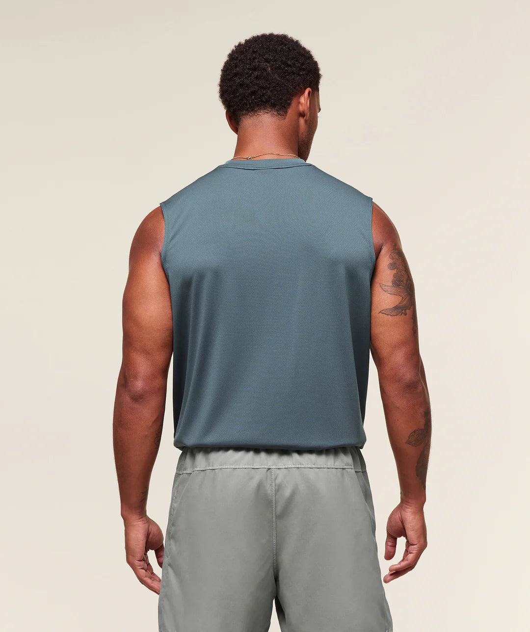 Gymshark Arrival Oversized Tank 'Titanium Blue'