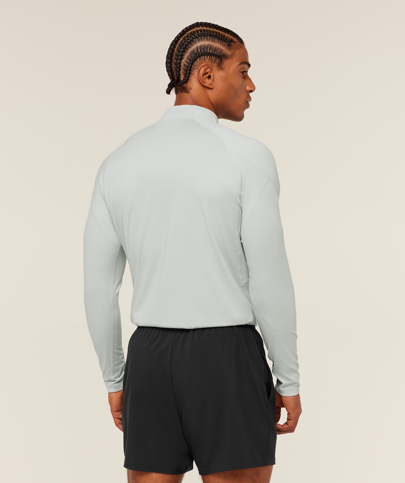 Gymshark Performance 1/4 Zip 'Light Grey'