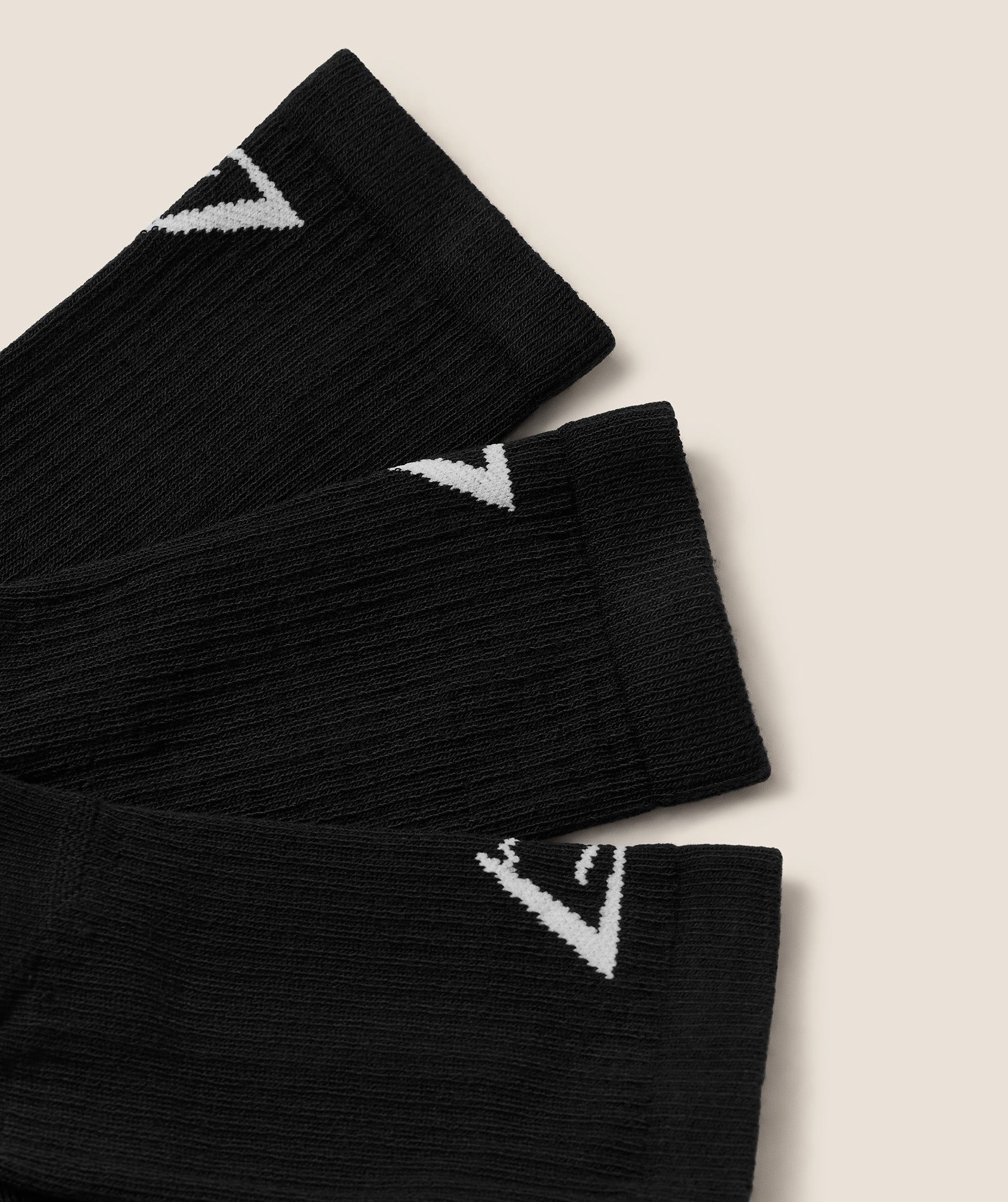 Gymshark Performance Crew Socks 3pk 'GS Black'