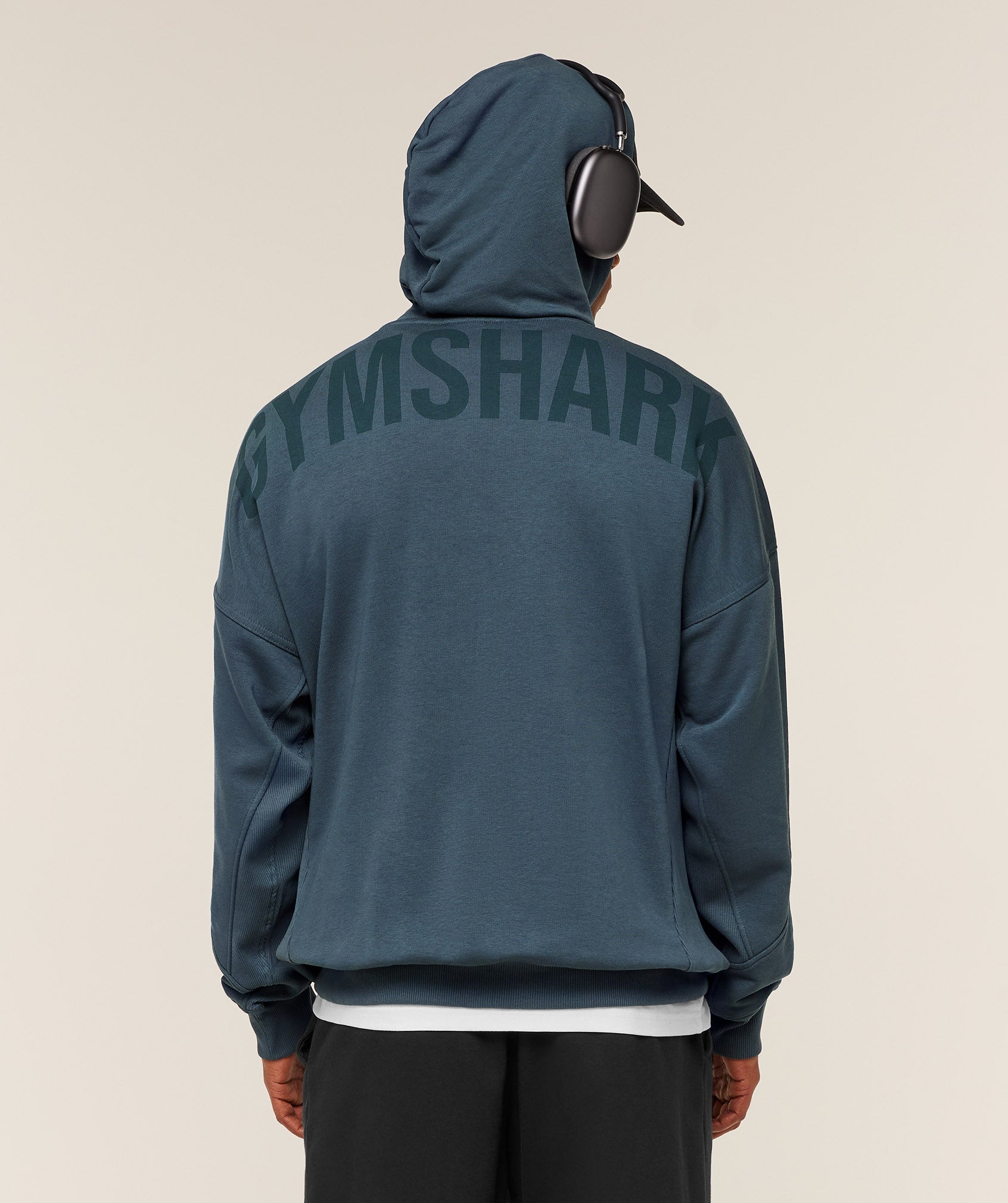 Gymshark Power Hoodie 'GS Stealth Blue'