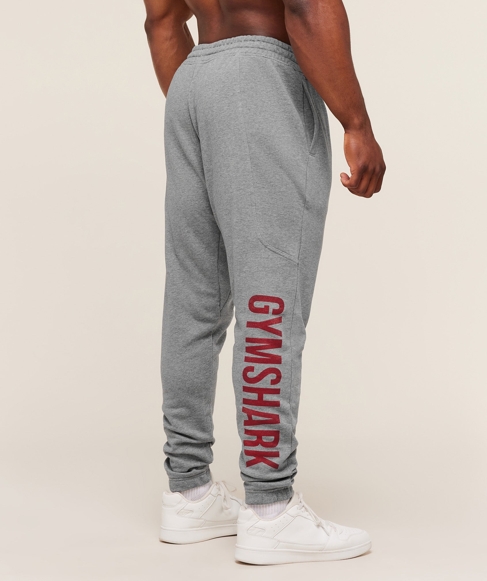 Gymshark Power Wordmark Joggers 'Charcoal Core Marl'