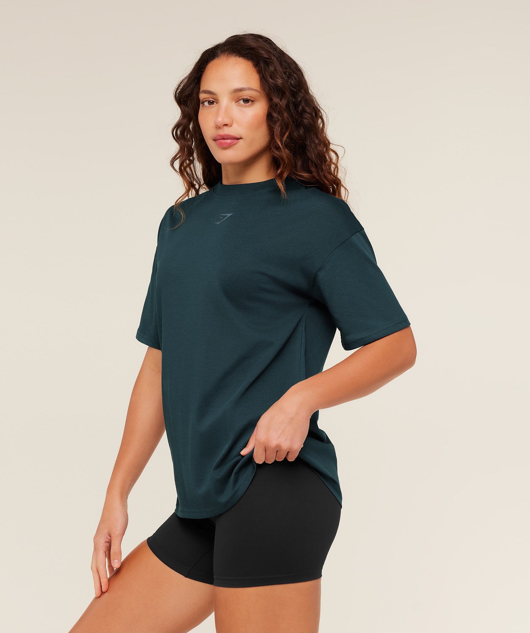Gymshark GS Power Oversized T-Shirt 'Deep Petrol Blue'