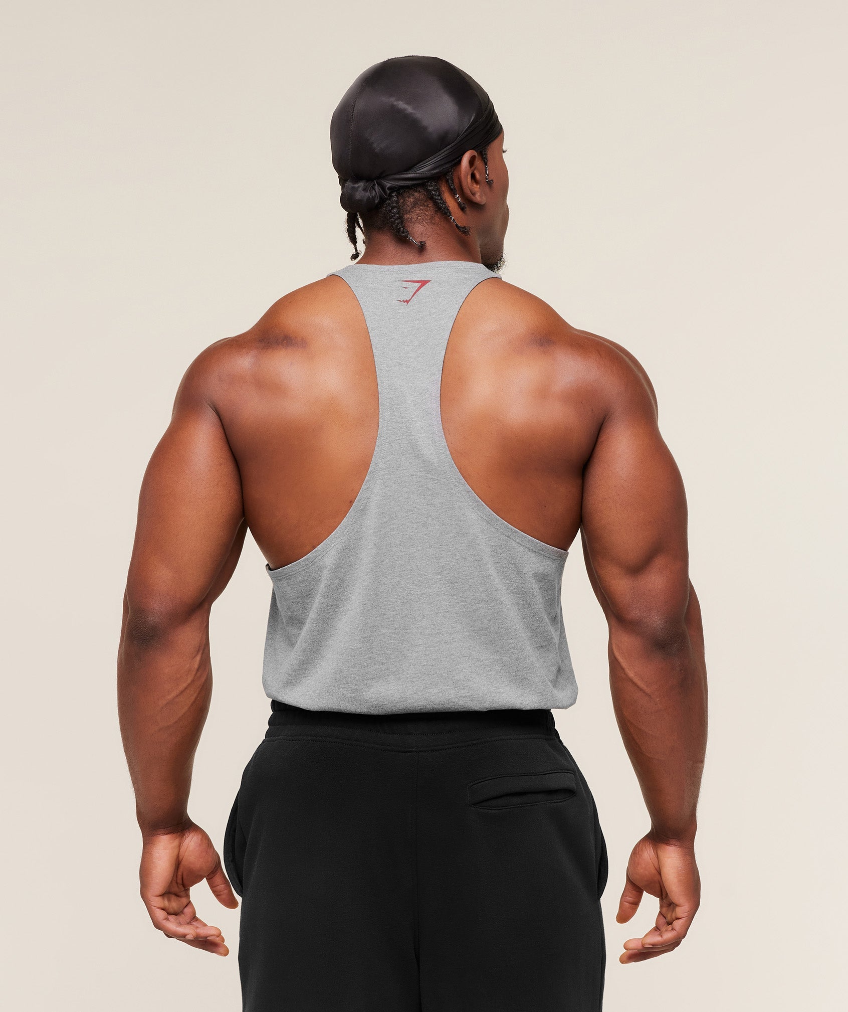 Gymshark Power Stringer 'Charcoal Core Marl'