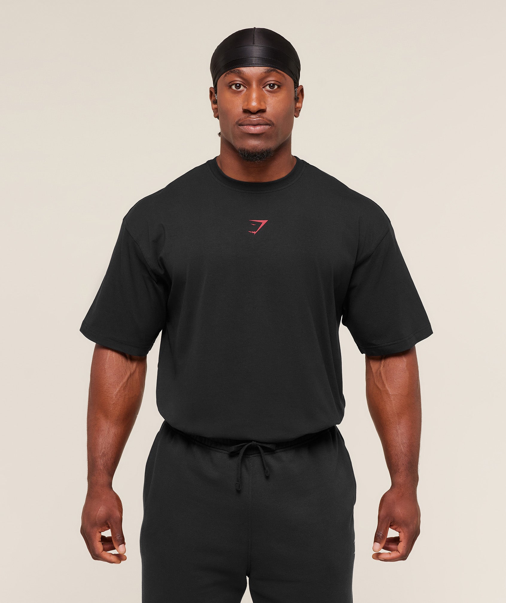 Gymshark Power T-Shirt 'Black Conditioning Red'