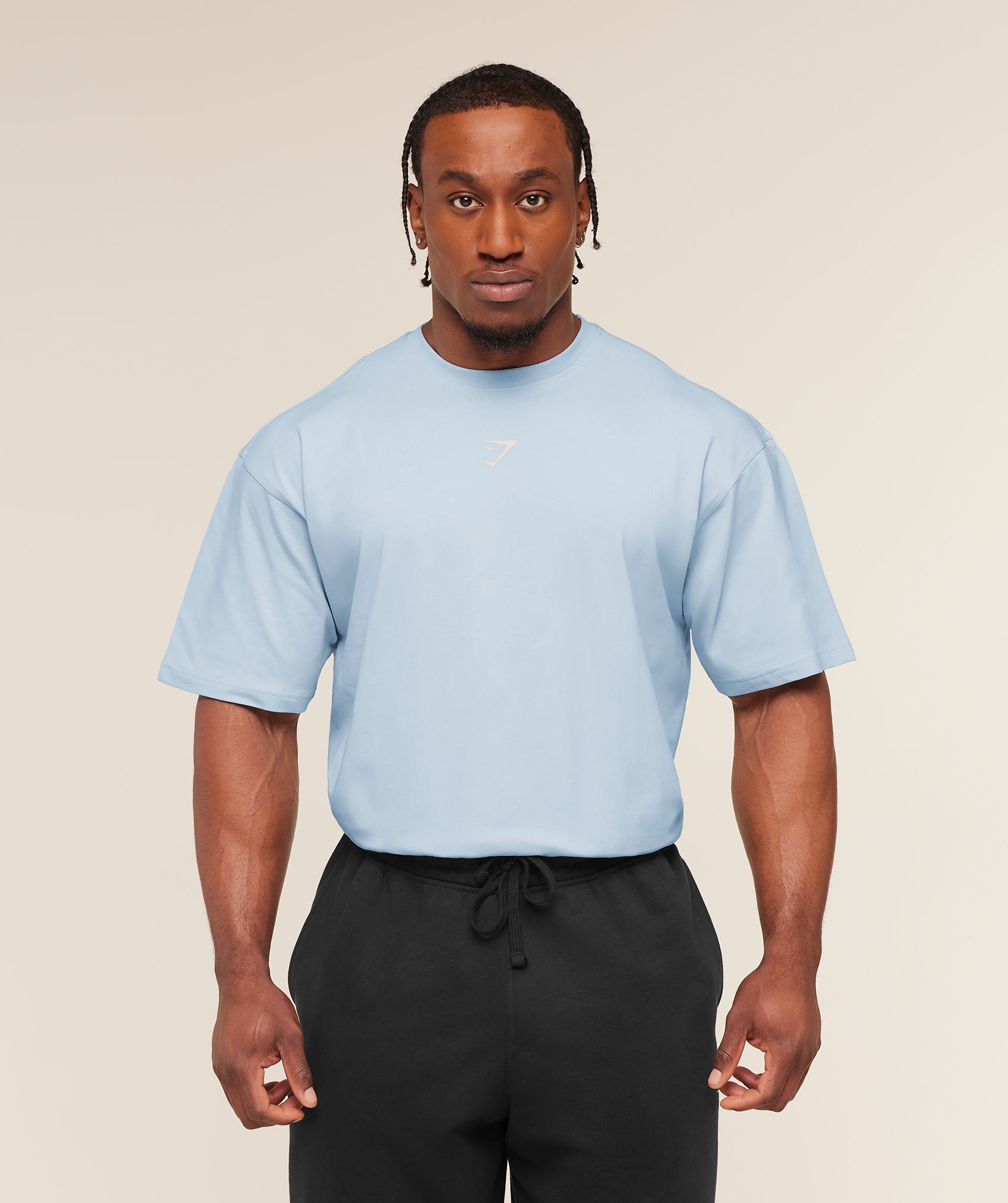 Gymshark Power T-Shirt 'Chilled Blue'
