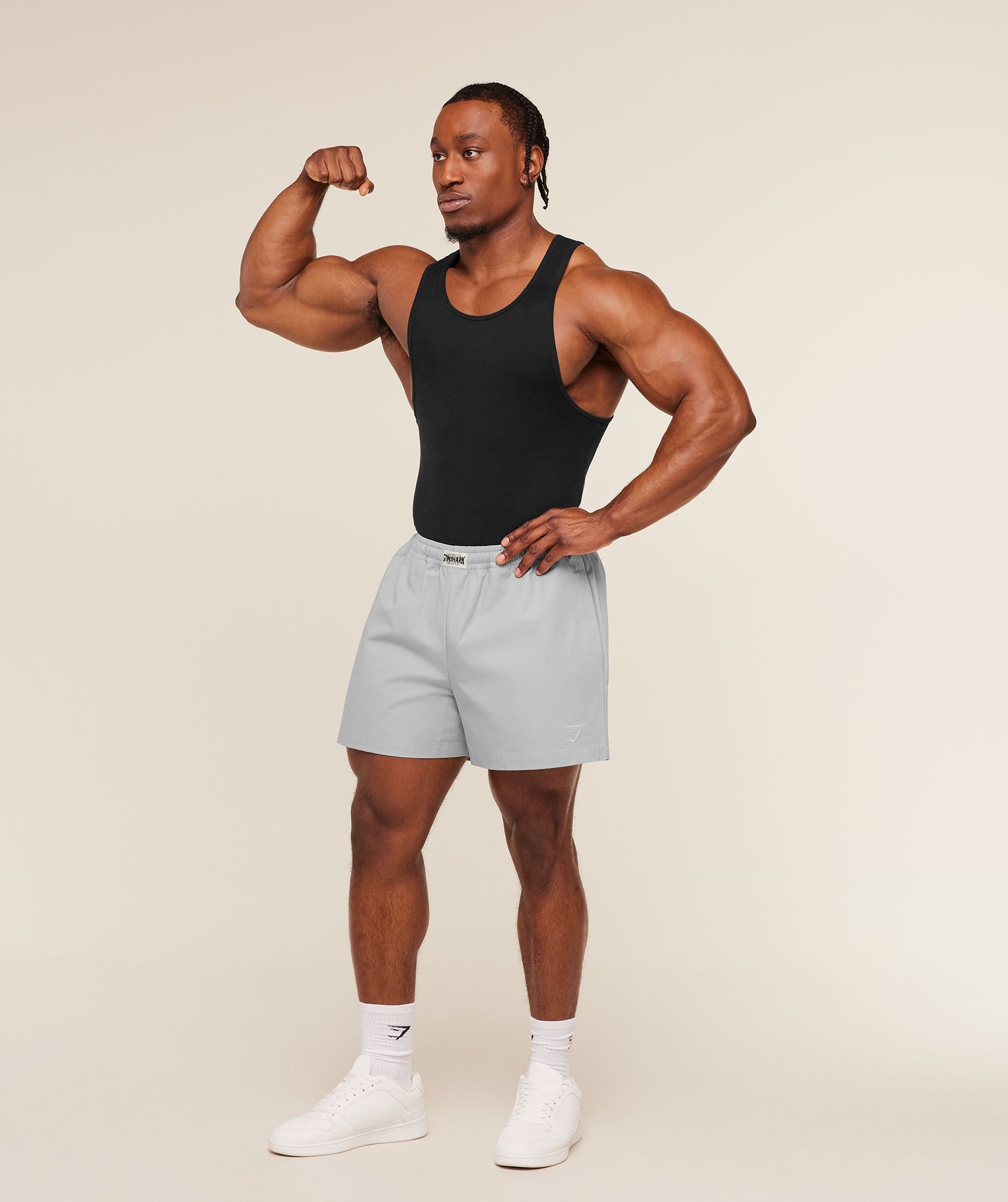 Gymshark Pumper Shorts 5" 'Stratus Grey'