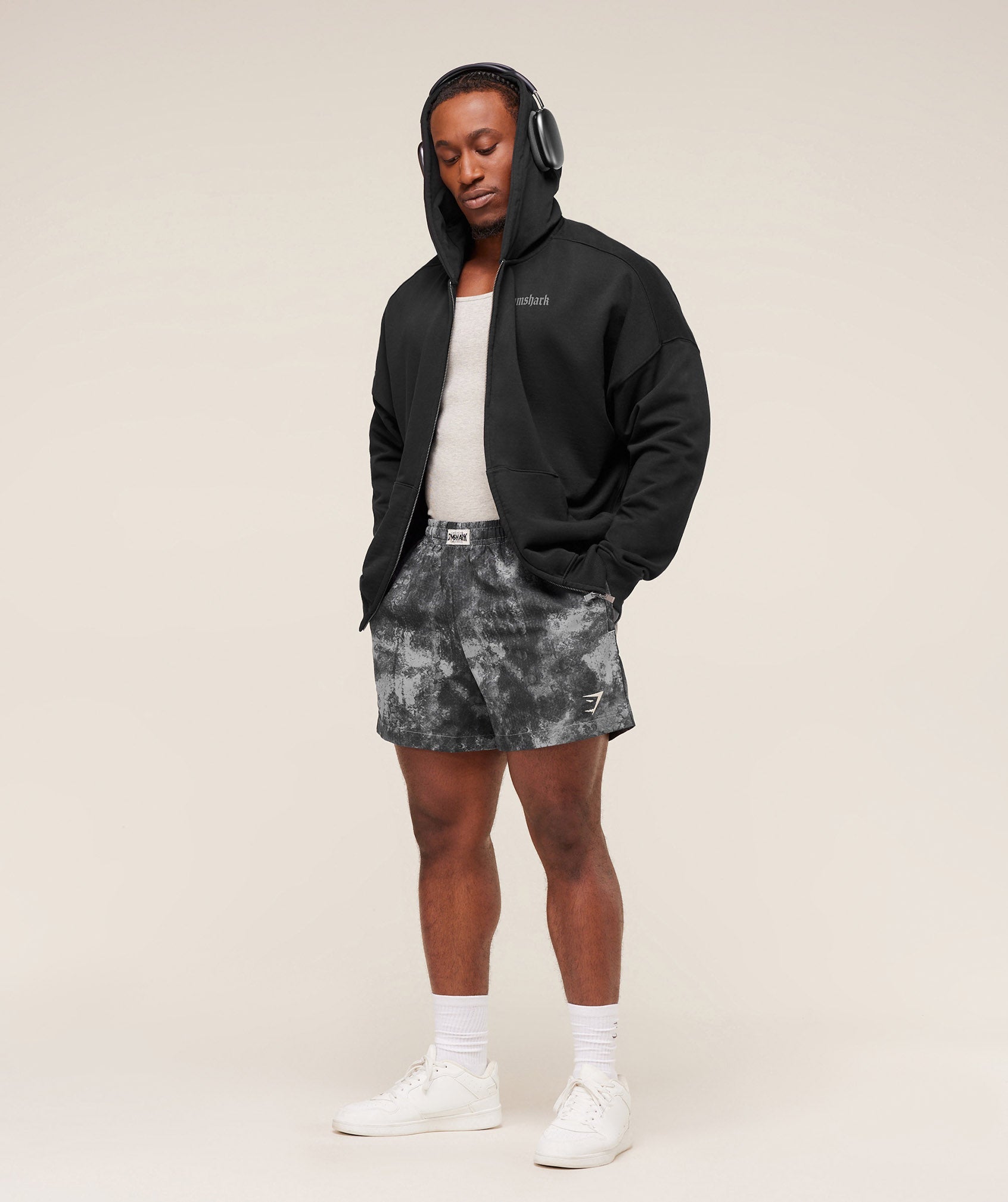 Gymshark Pumper Shorts 5" 'Smokey Grey'