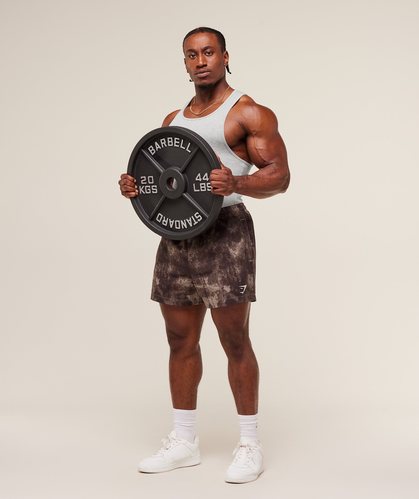 Gymshark Pumper Shorts 5" 'Soul Taupe'