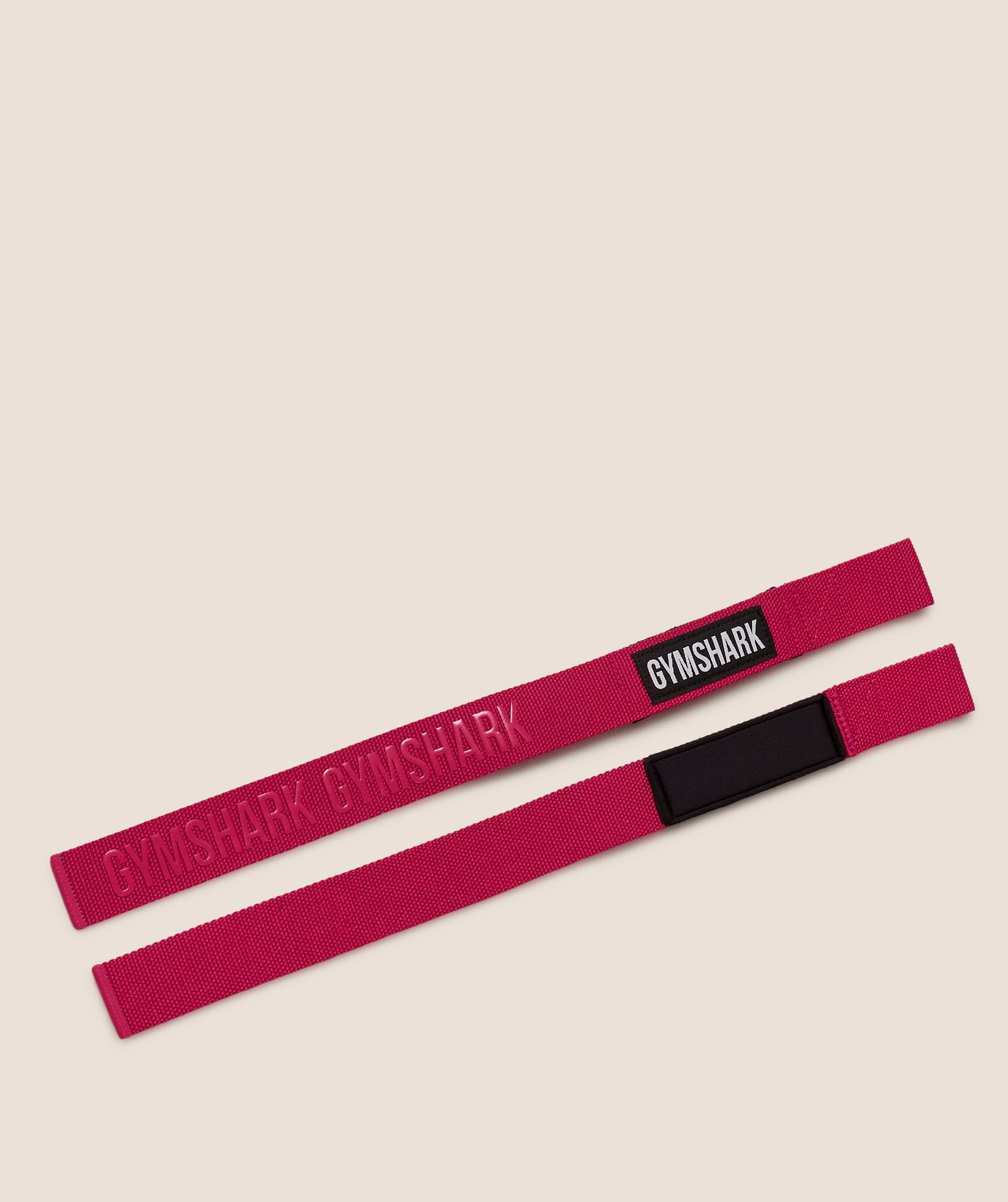 GymsharkSilicone Lifting Straps 'Build Pink'