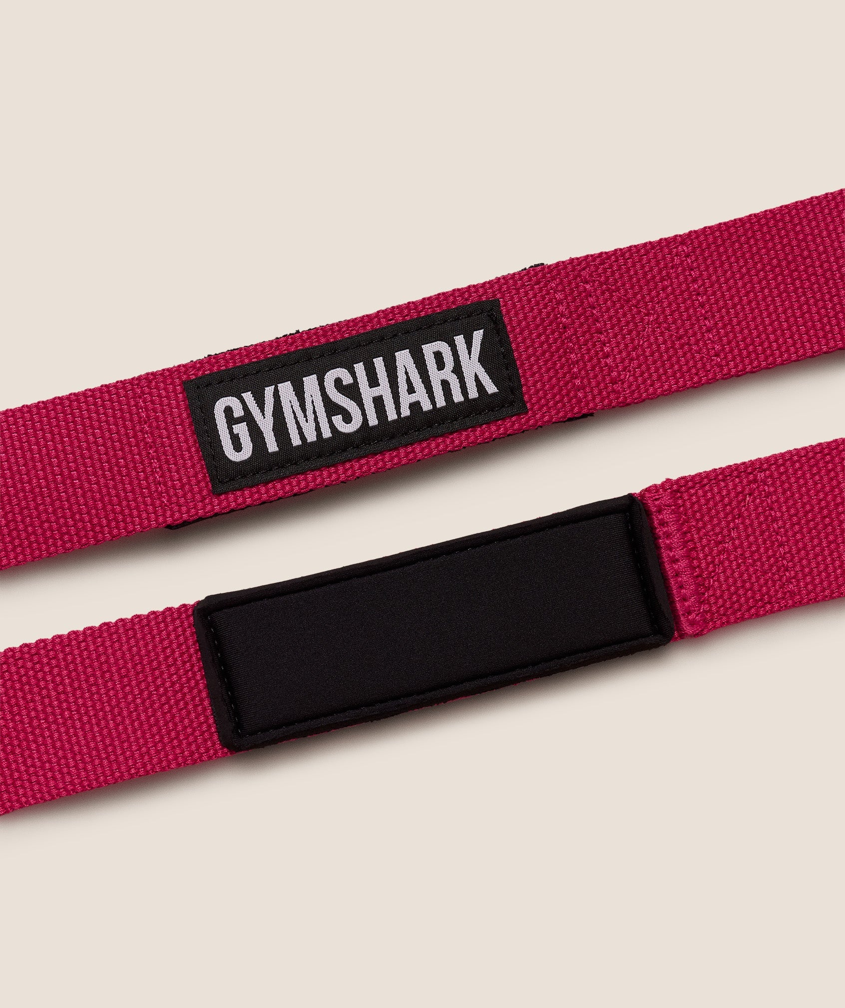 GymsharkSilicone Lifting Straps 'Build Pink'