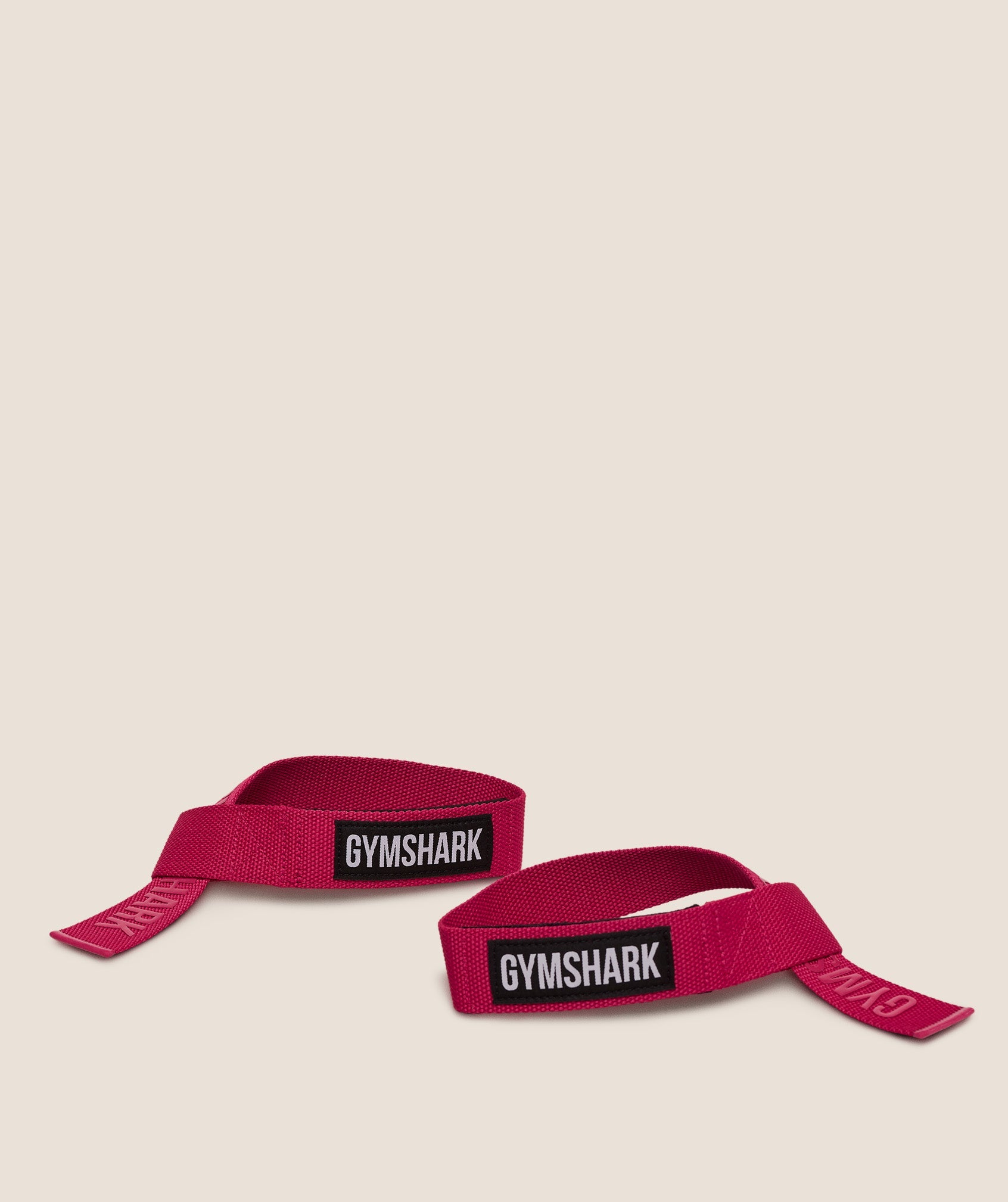 GymsharkSilicone Lifting Straps 'Build Pink'