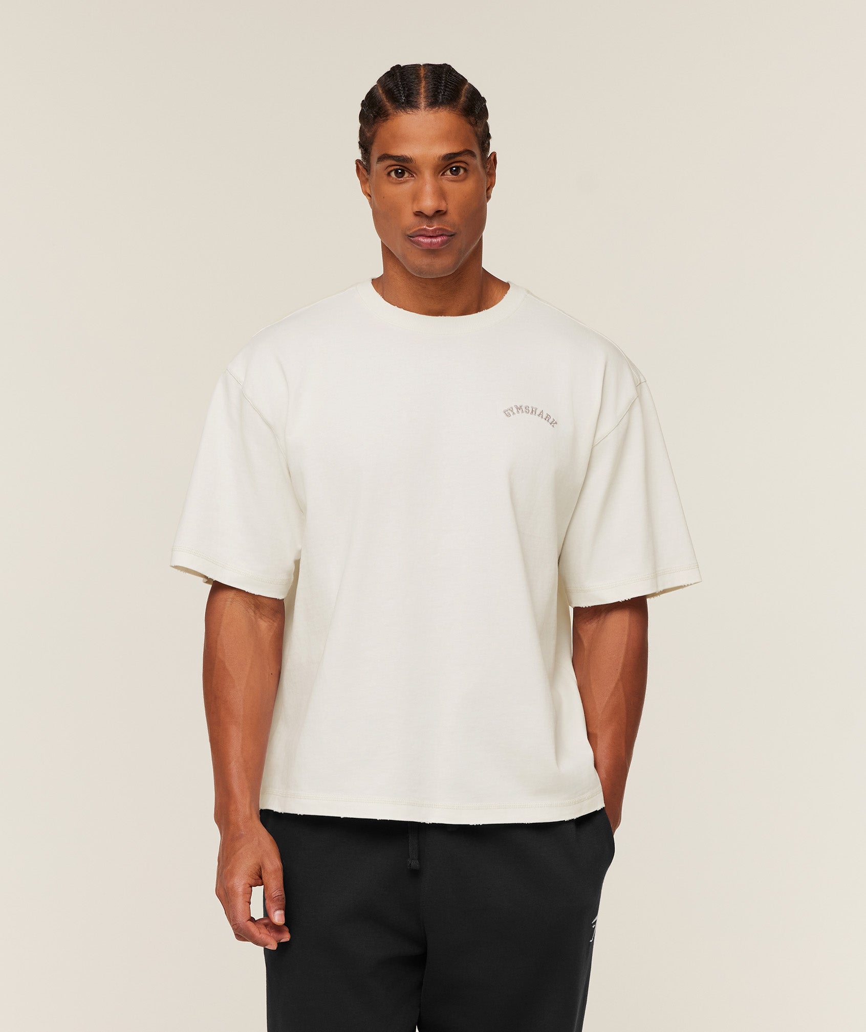 Gymshark Re-Rack T-Shirt 'GS Soft White'