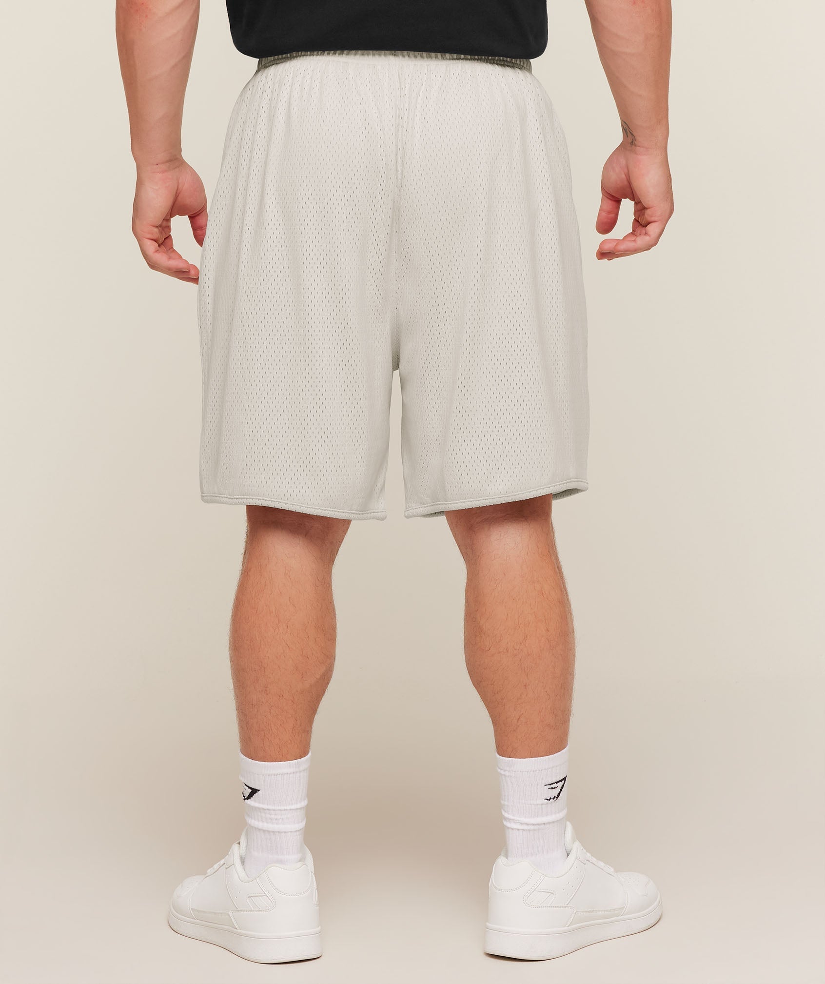 Gymshark Collective Mesh Shorts 'Tinted White'