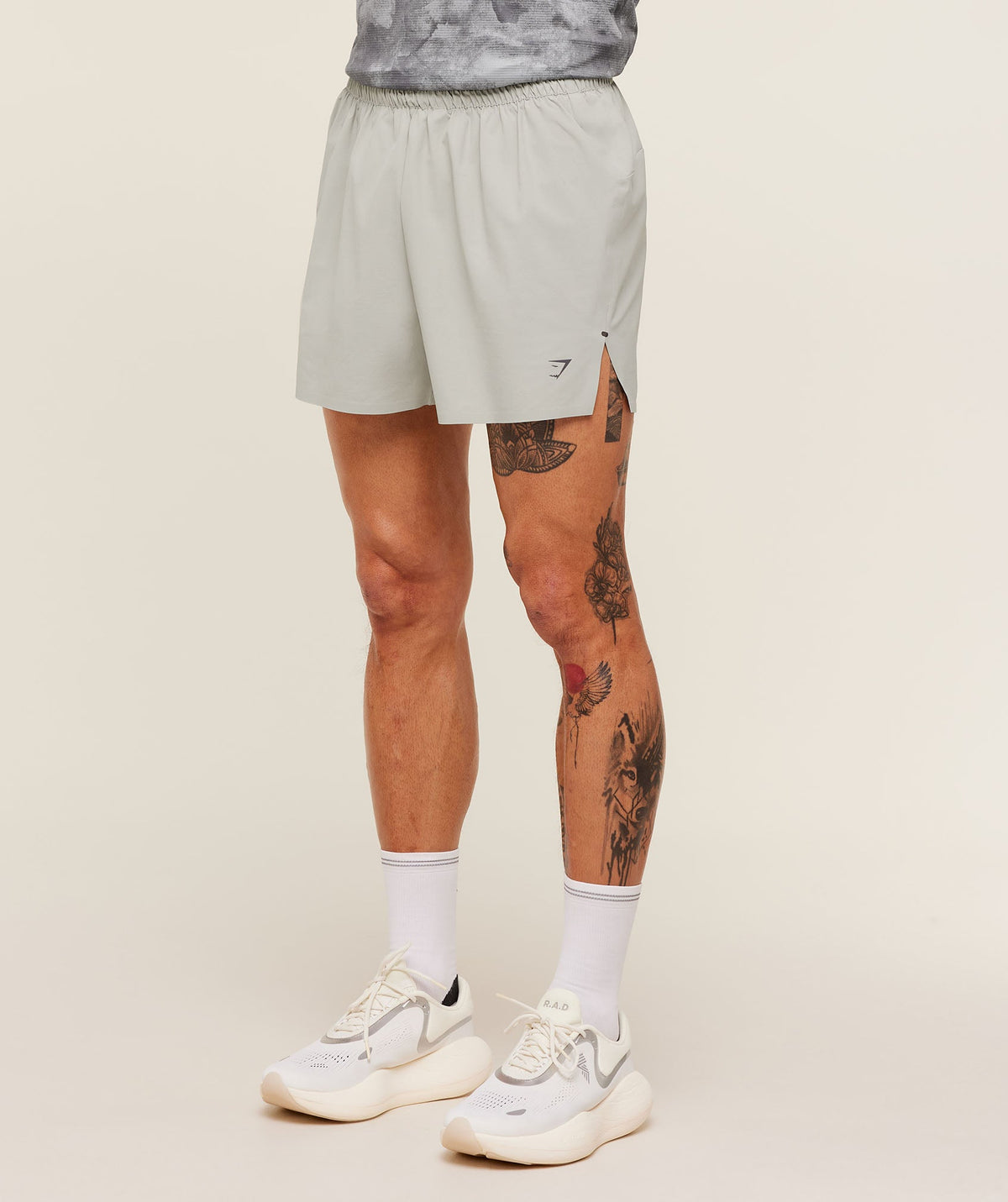 Gymshark Running Elite 5" Short 'Stone Grey'