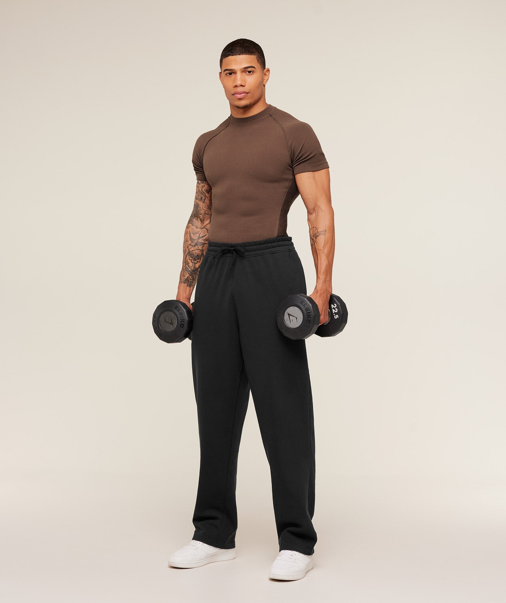 Gymshark Physique T-Shirt 'Soft Brown Archive Brown'