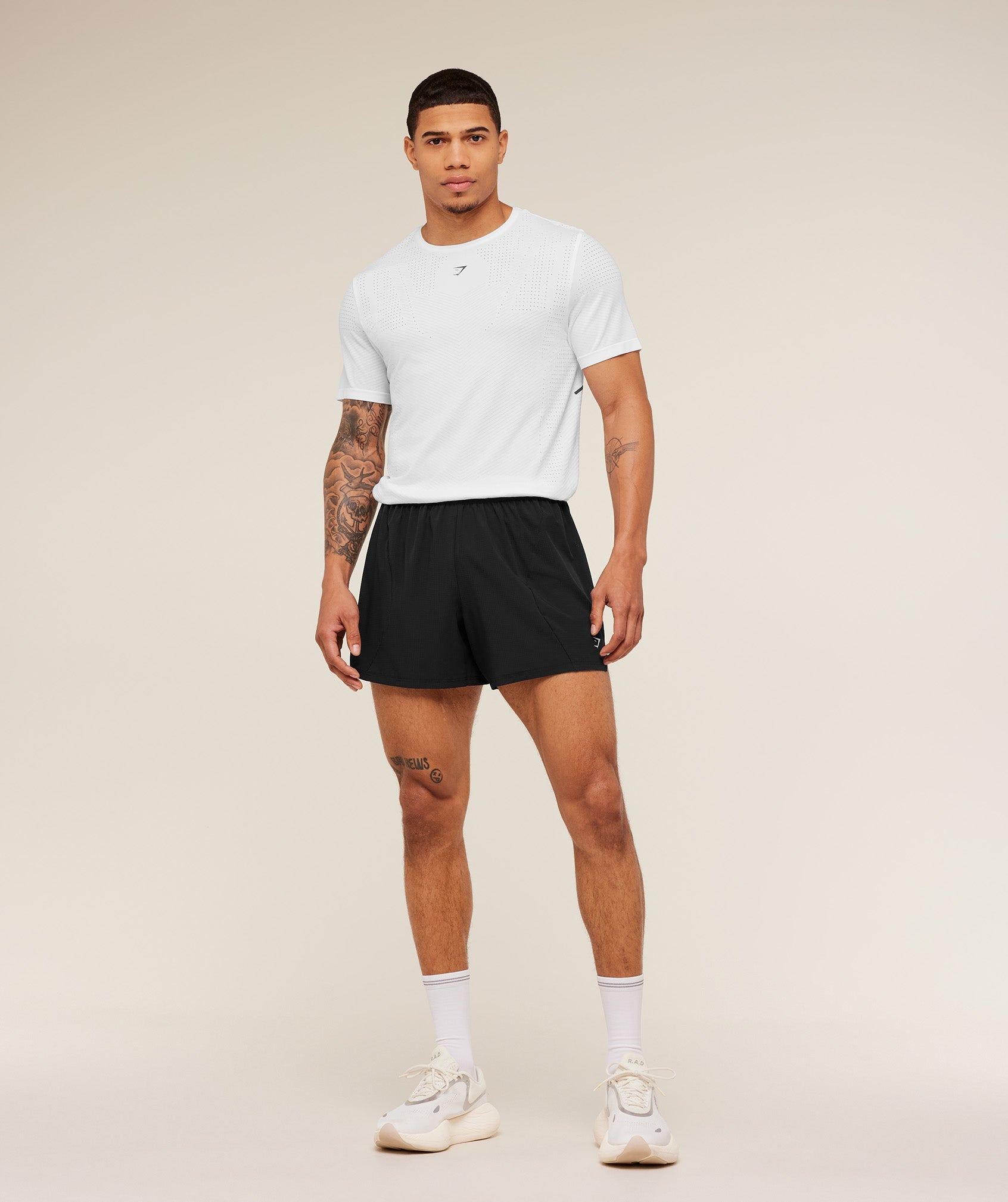 Gymshark Seamless Running T-Shirt 'GS White'