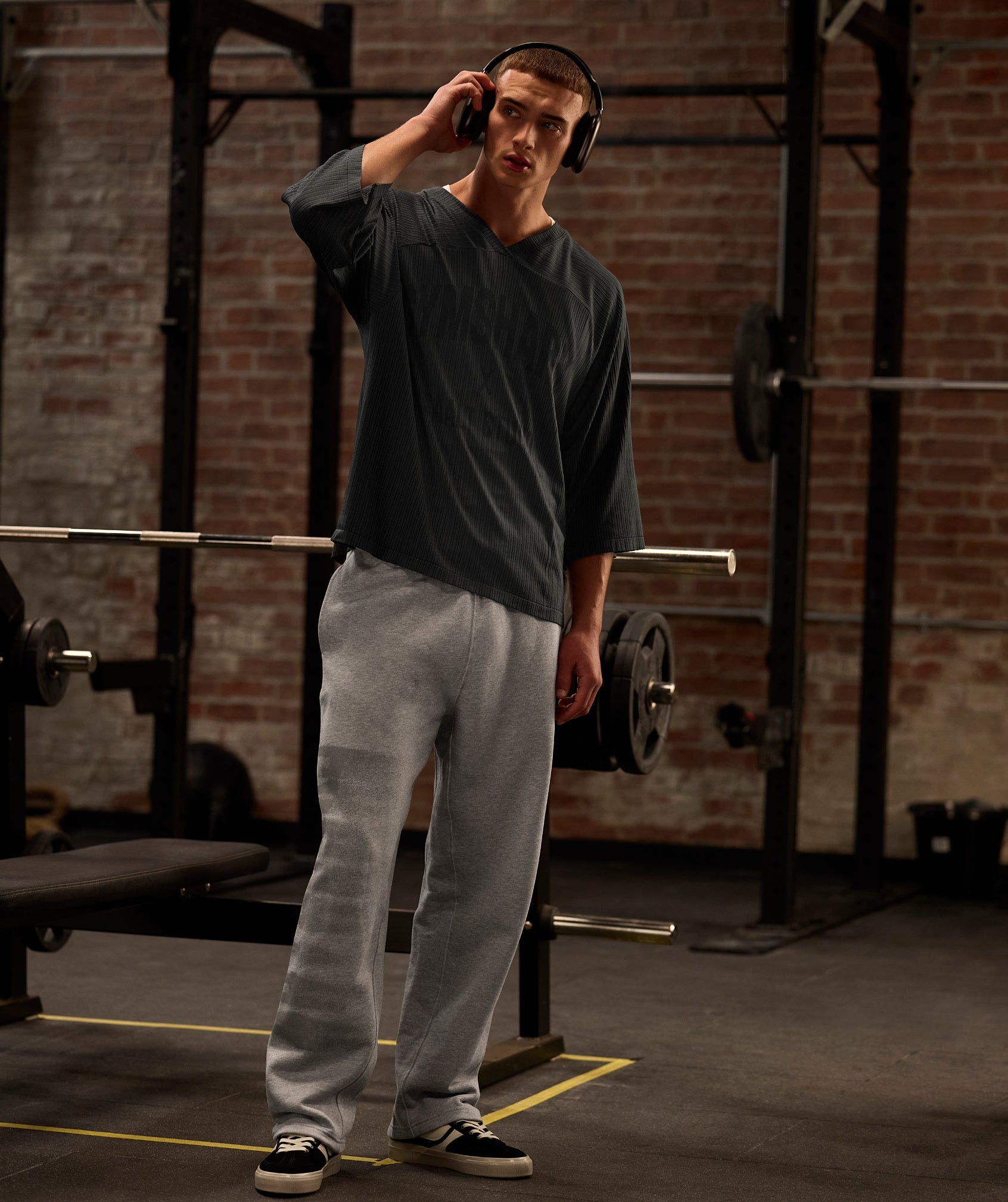 Gymshark x Saalt Studios Seamless Jersey 'GS Asphalt Grey GS Pitch Grey'