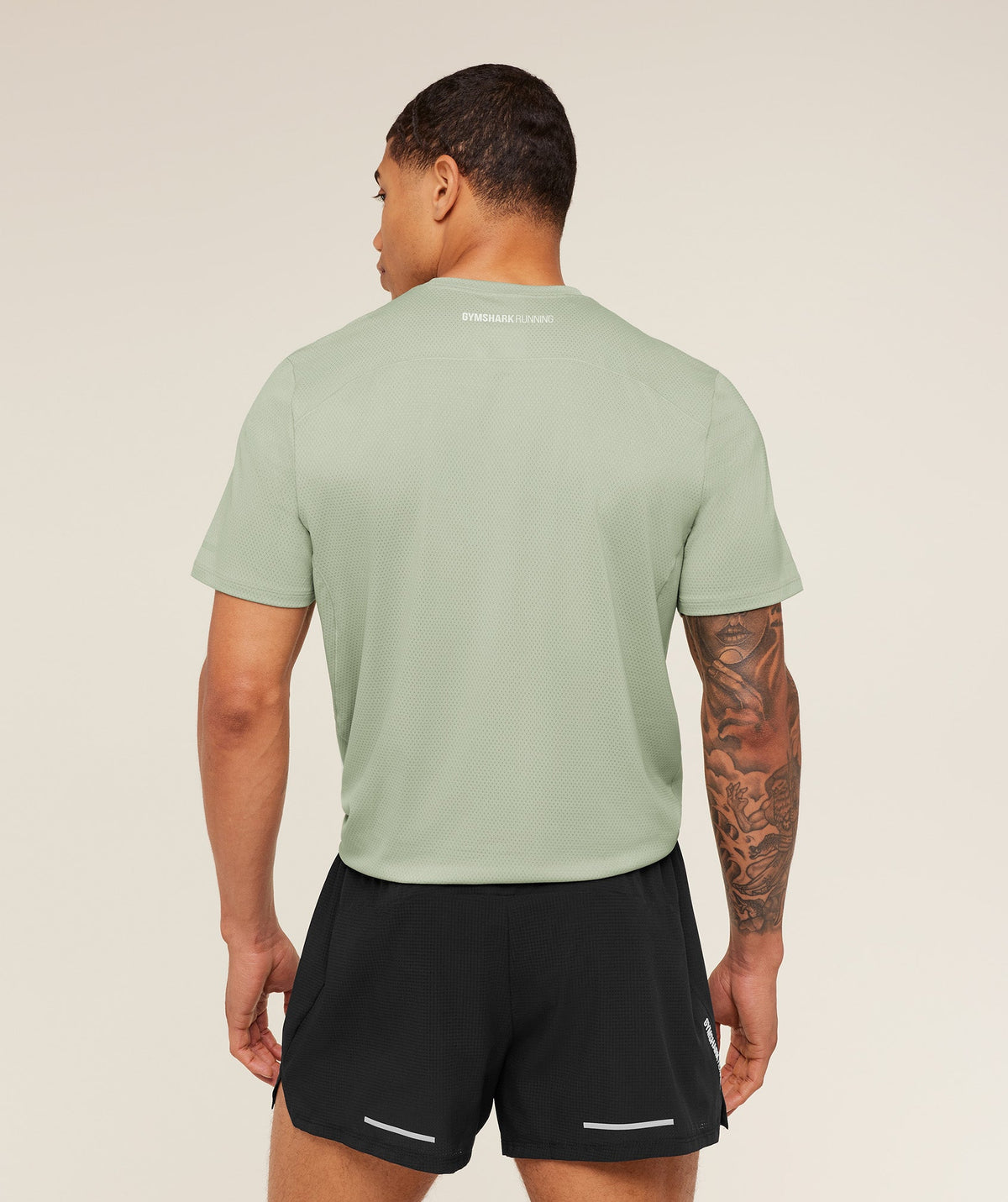 Gymshark Running T-Shirt 'Haze Green'