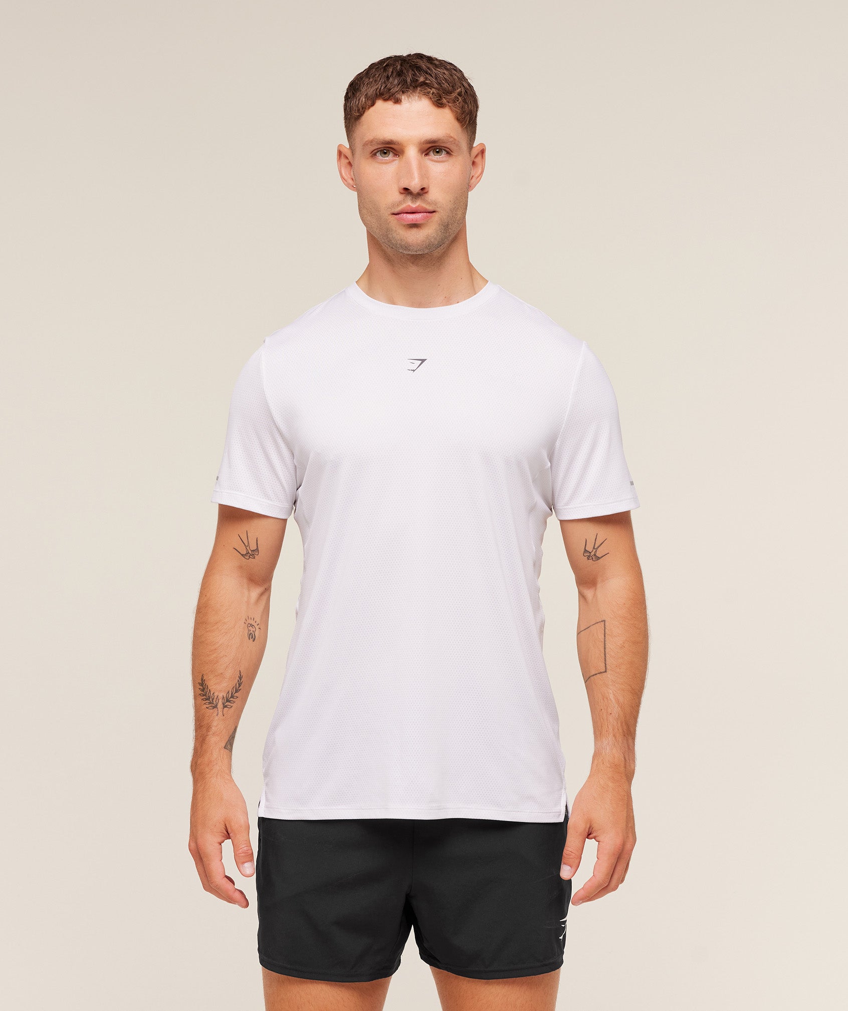Gymshark Running T-Shirt 'White'