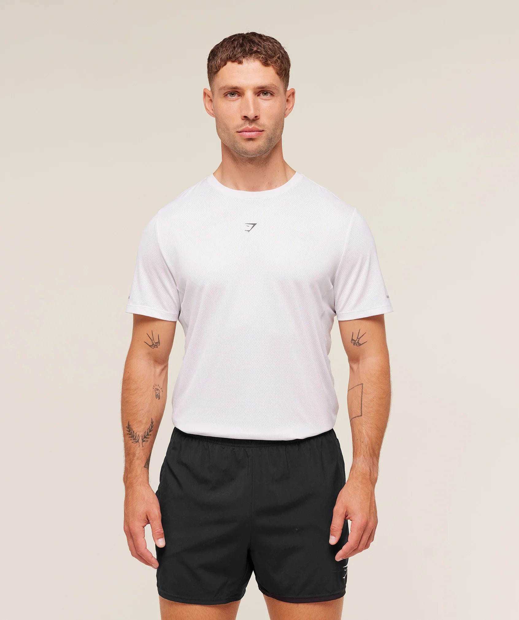 Gymshark Running T-Shirt 'White'