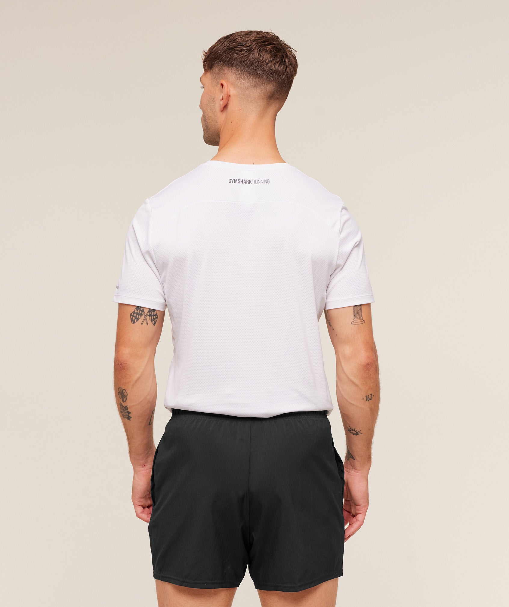 Gymshark Running T-Shirt 'White'