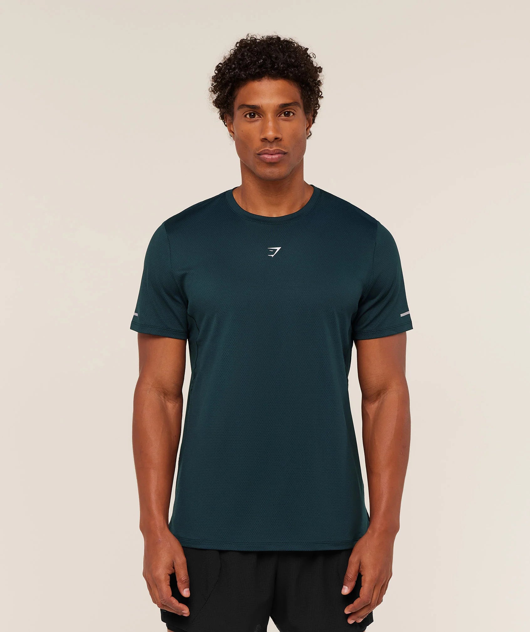 Gymshark Running T-Shirt 'Deep Petrol Blue'