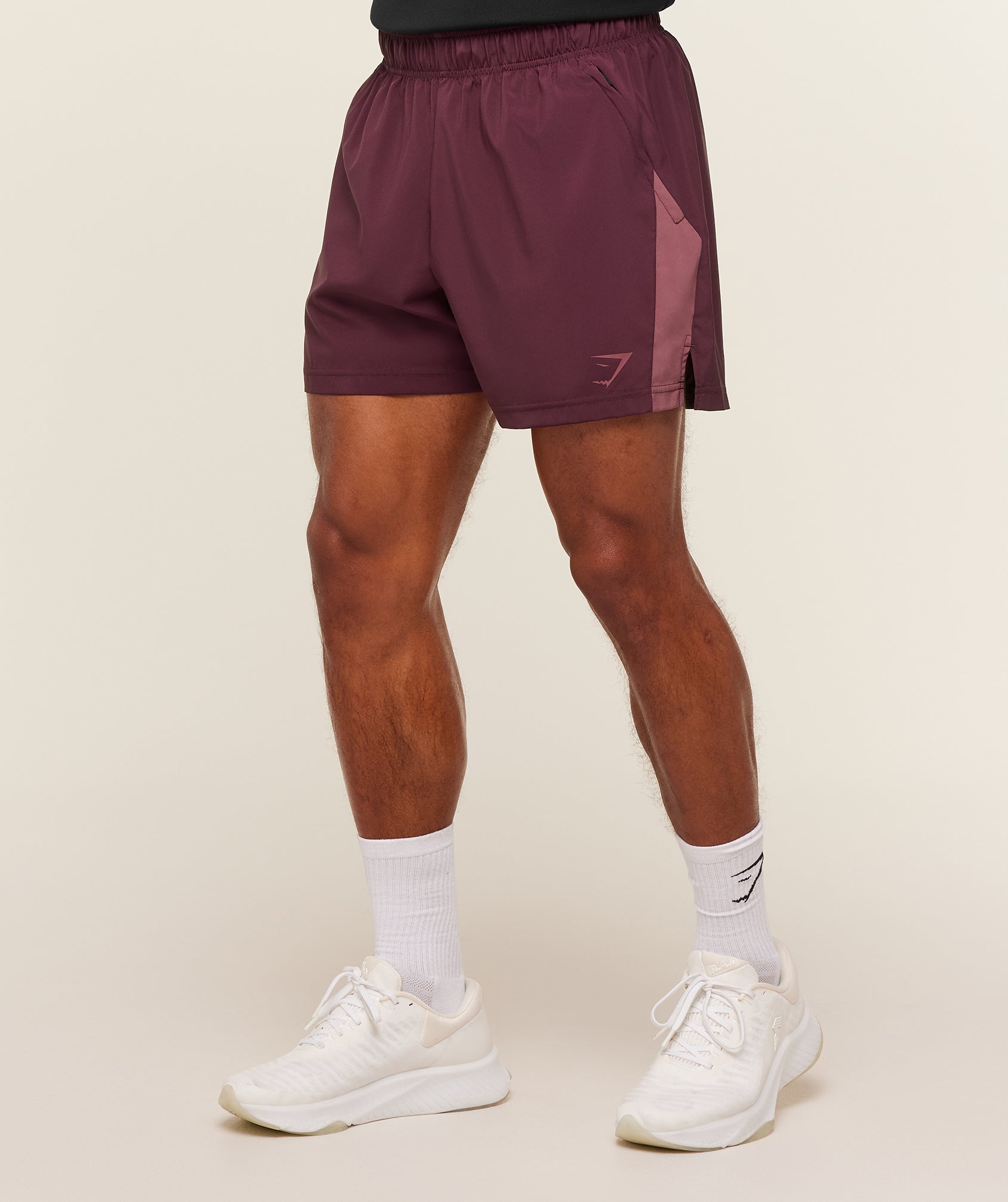 Gymshark Sport 5" Shorts 'Impact Burgundy Reset Pink'